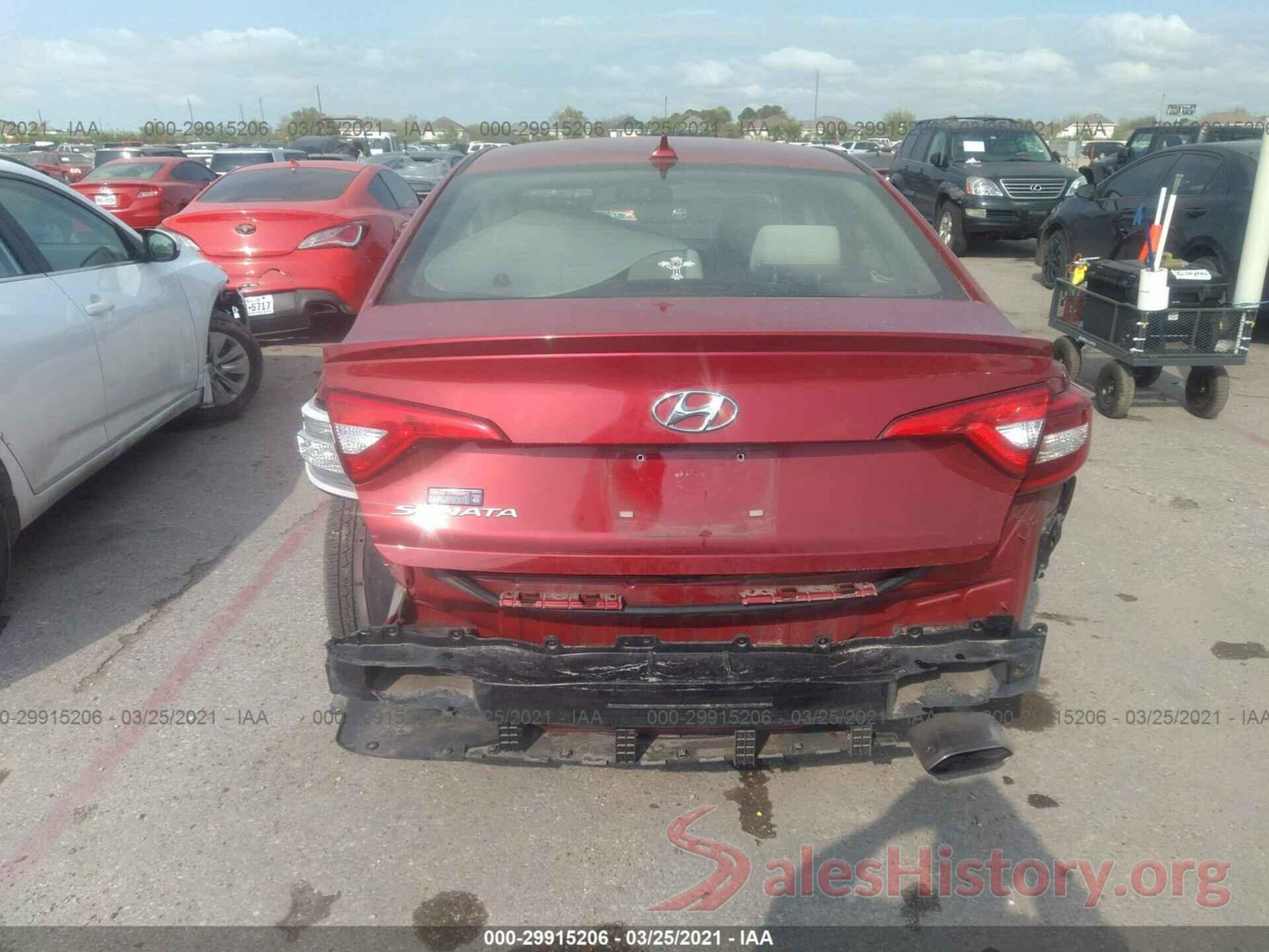 5NPE24AFXHH453857 2017 HYUNDAI SONATA