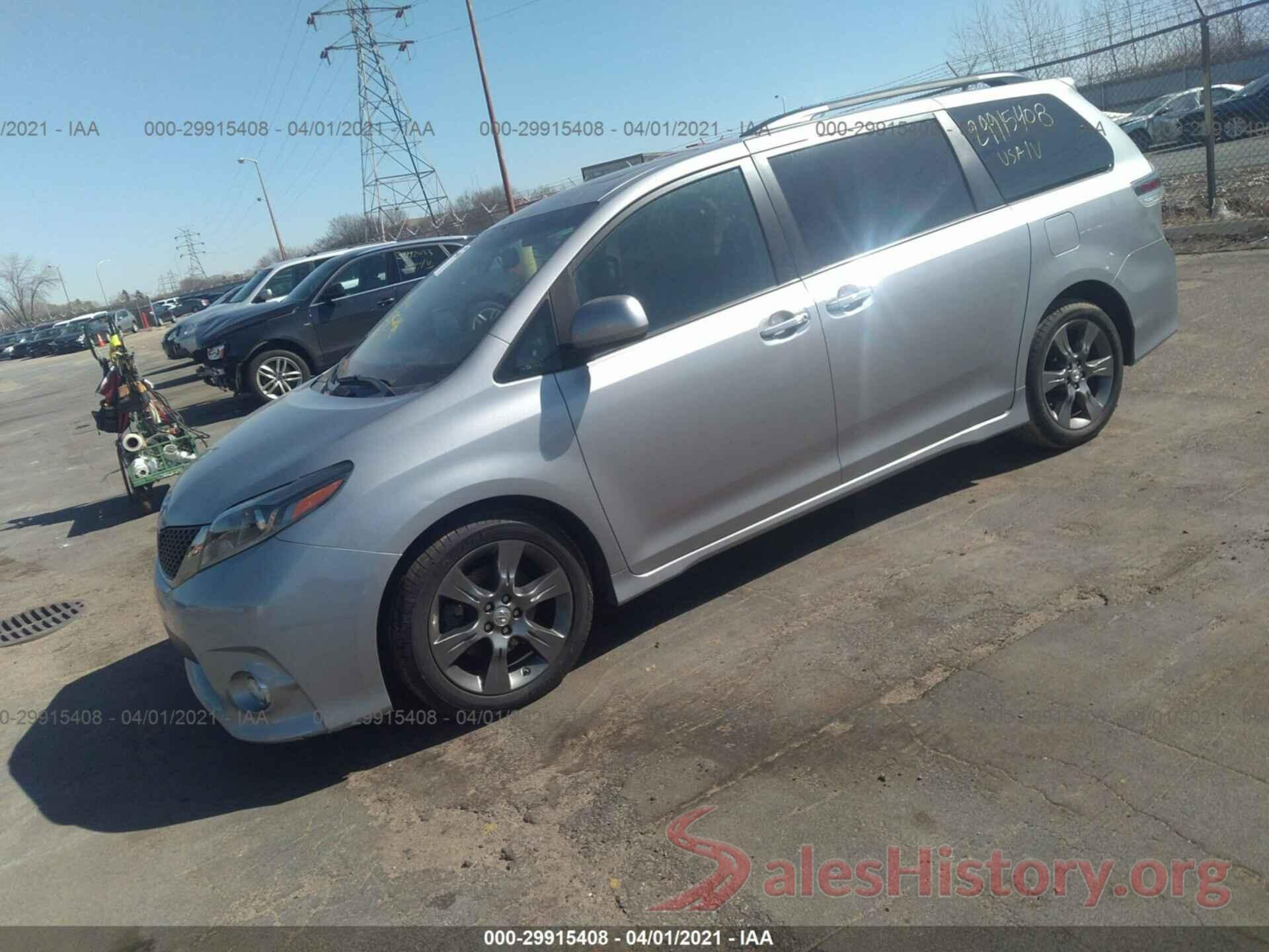 5TDXK3DC6GS735572 2016 TOYOTA SIENNA