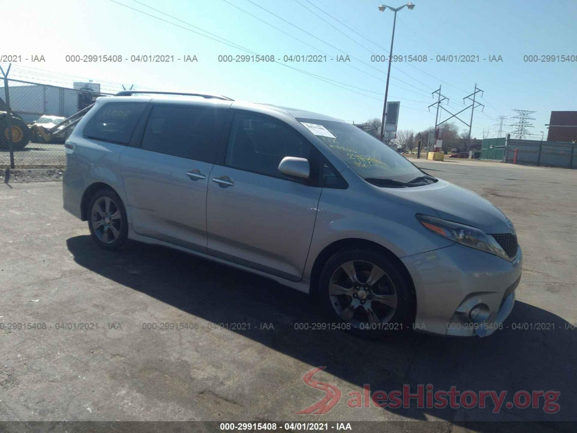 5TDXK3DC6GS735572 2016 TOYOTA SIENNA