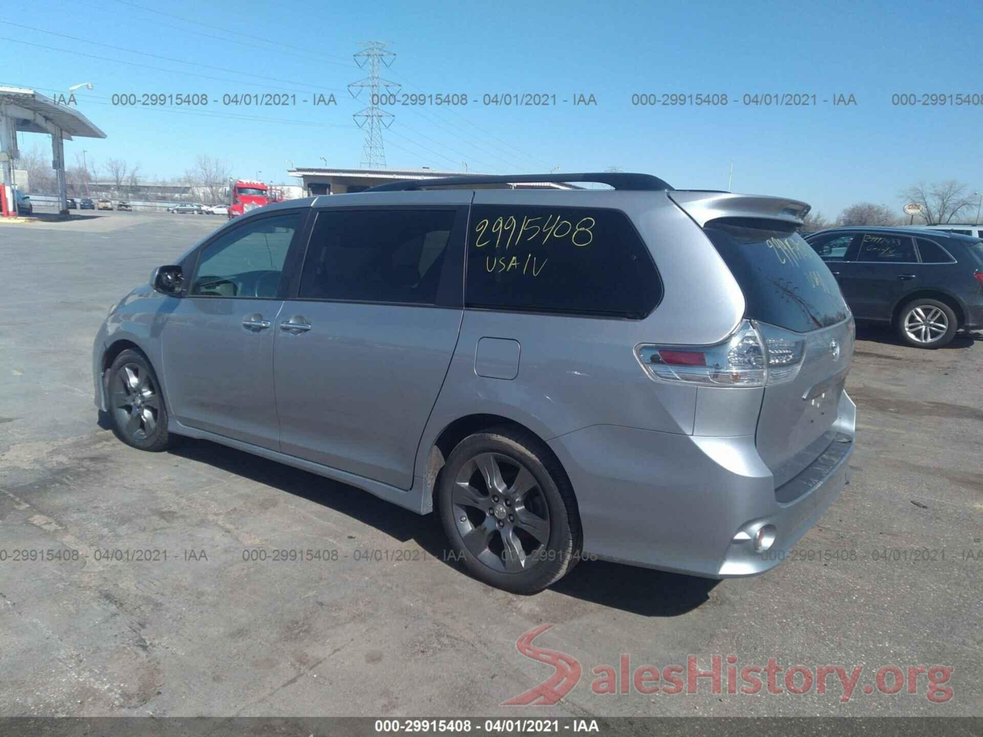 5TDXK3DC6GS735572 2016 TOYOTA SIENNA