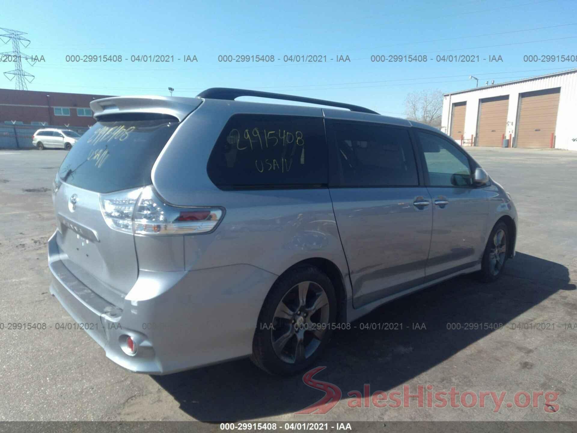 5TDXK3DC6GS735572 2016 TOYOTA SIENNA