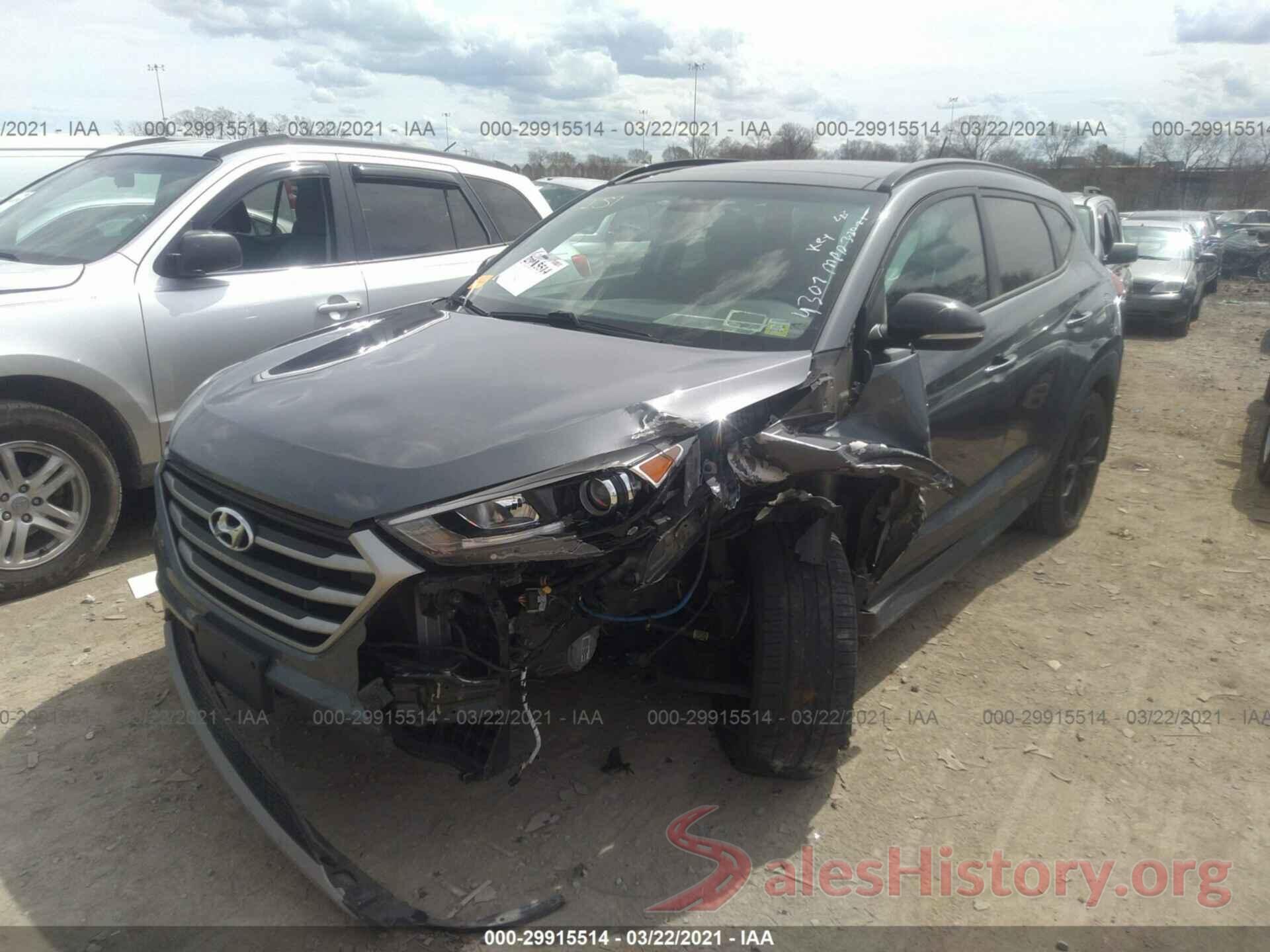 KM8J3CA26HU504307 2017 HYUNDAI TUCSON