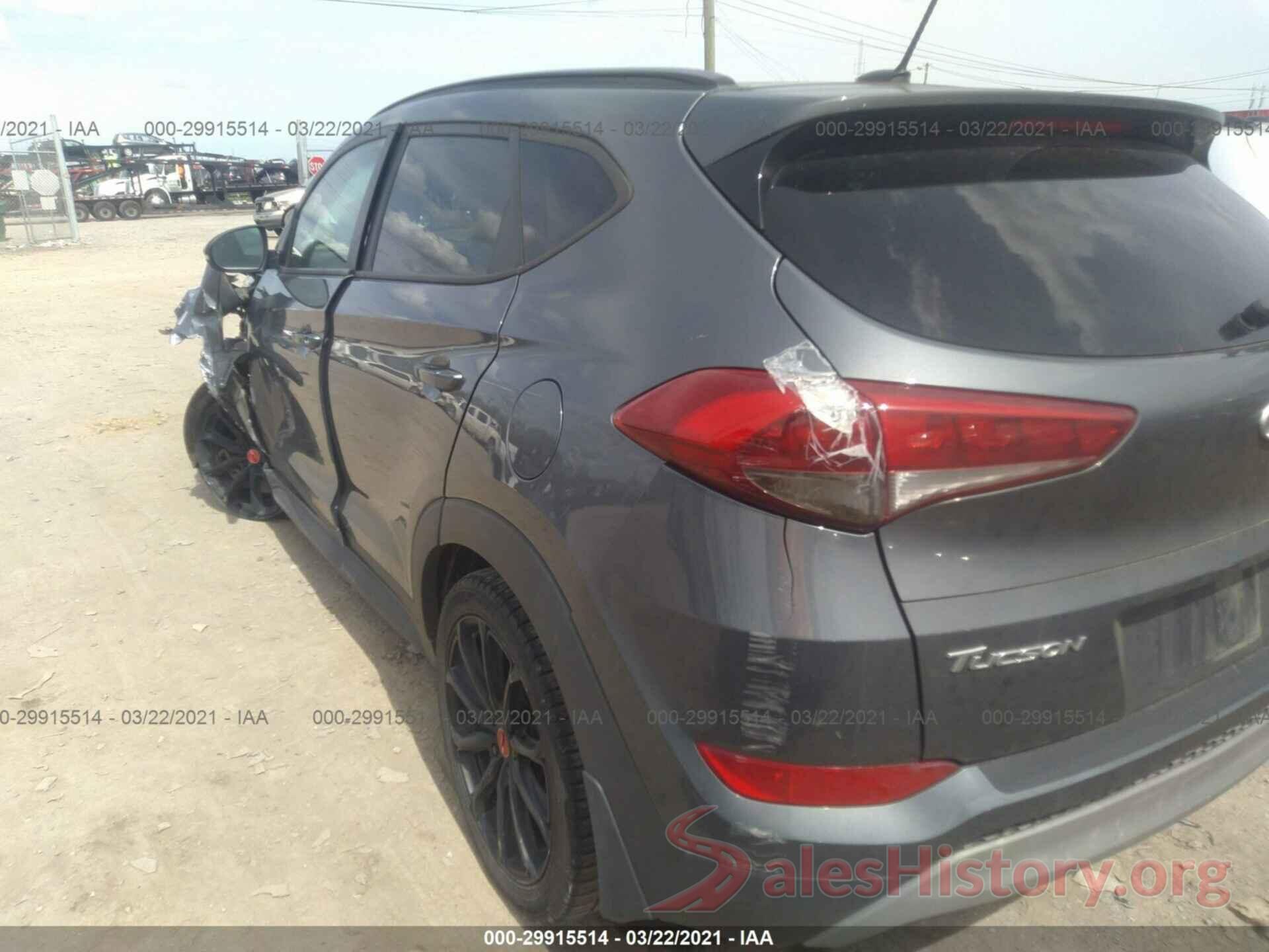 KM8J3CA26HU504307 2017 HYUNDAI TUCSON