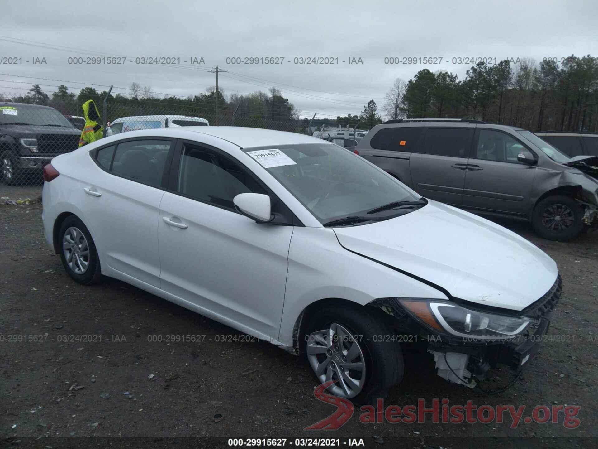 5NPD74LFXHH210981 2017 HYUNDAI ELANTRA