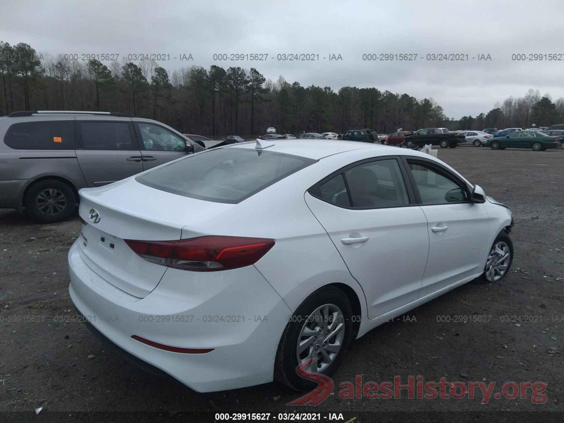 5NPD74LFXHH210981 2017 HYUNDAI ELANTRA