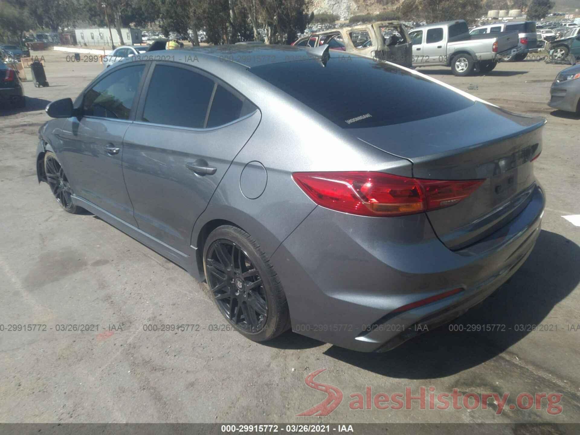 KMHD04LB9JU612905 2018 HYUNDAI ELANTRA