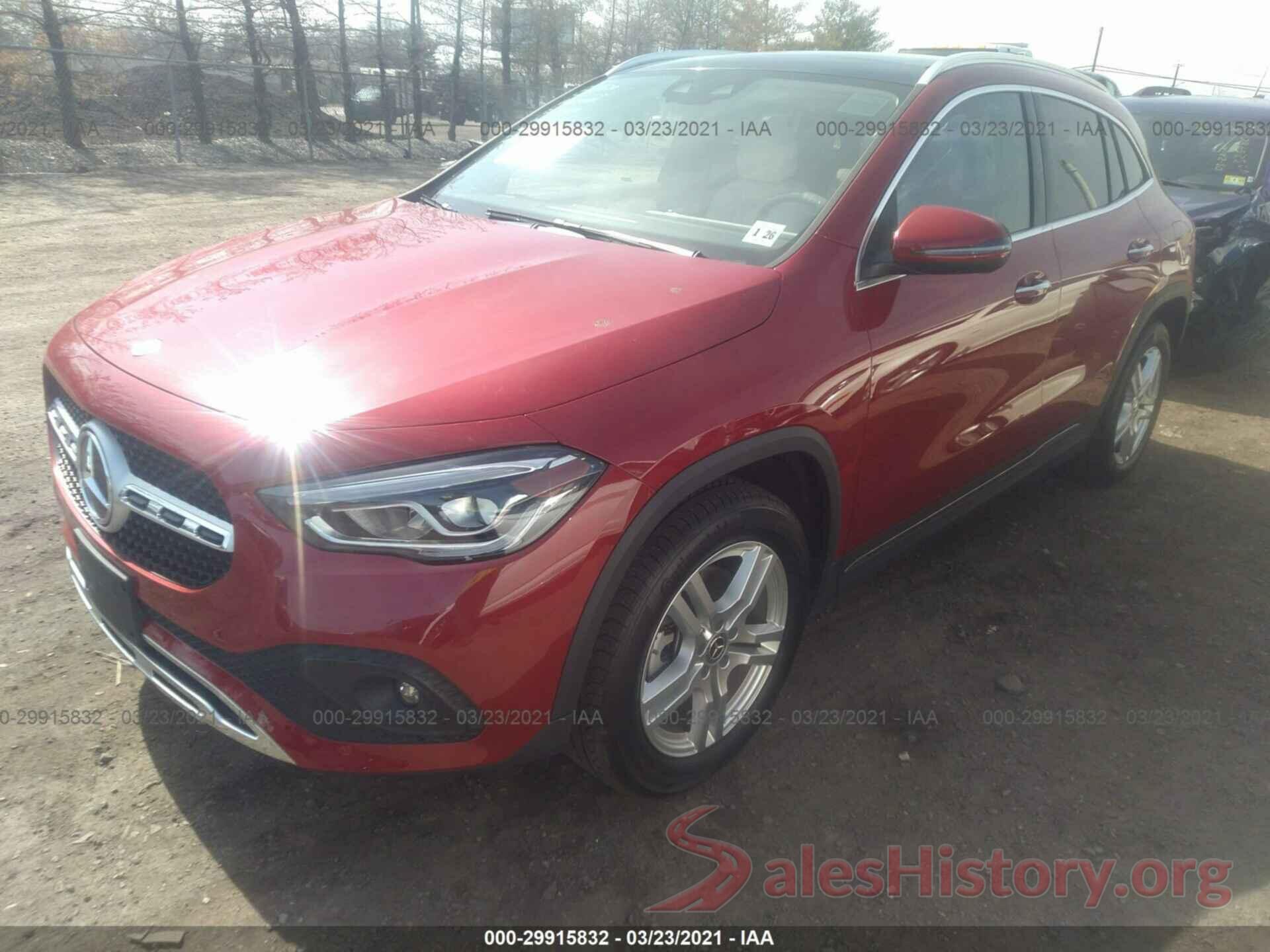 W1N4N4HBXMJ227785 2021 MERCEDES-BENZ GLA