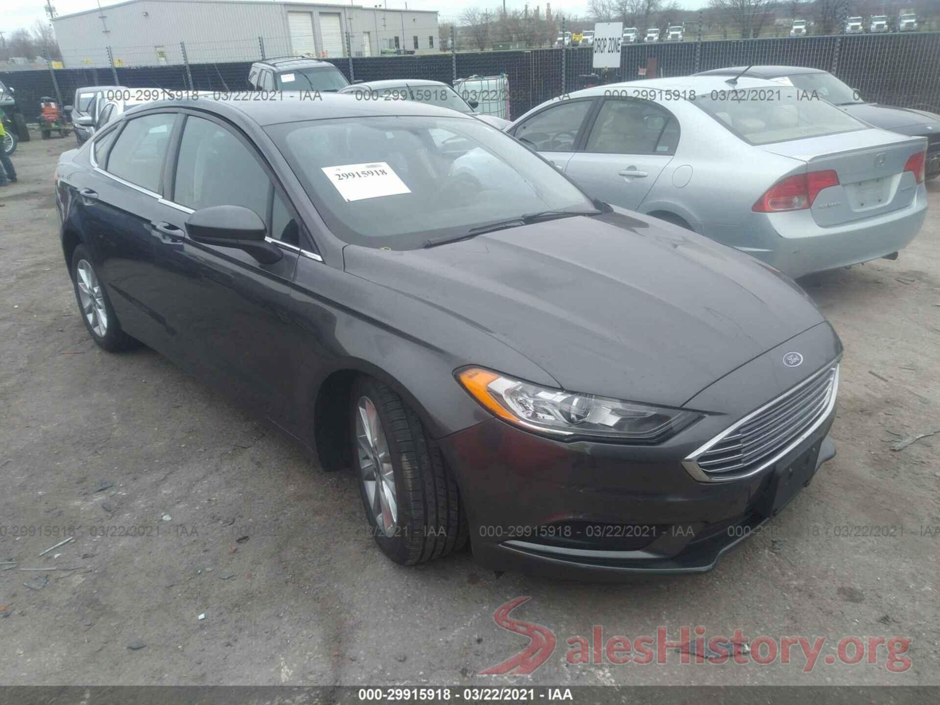 3FA6P0HD8HR293130 2017 FORD FUSION