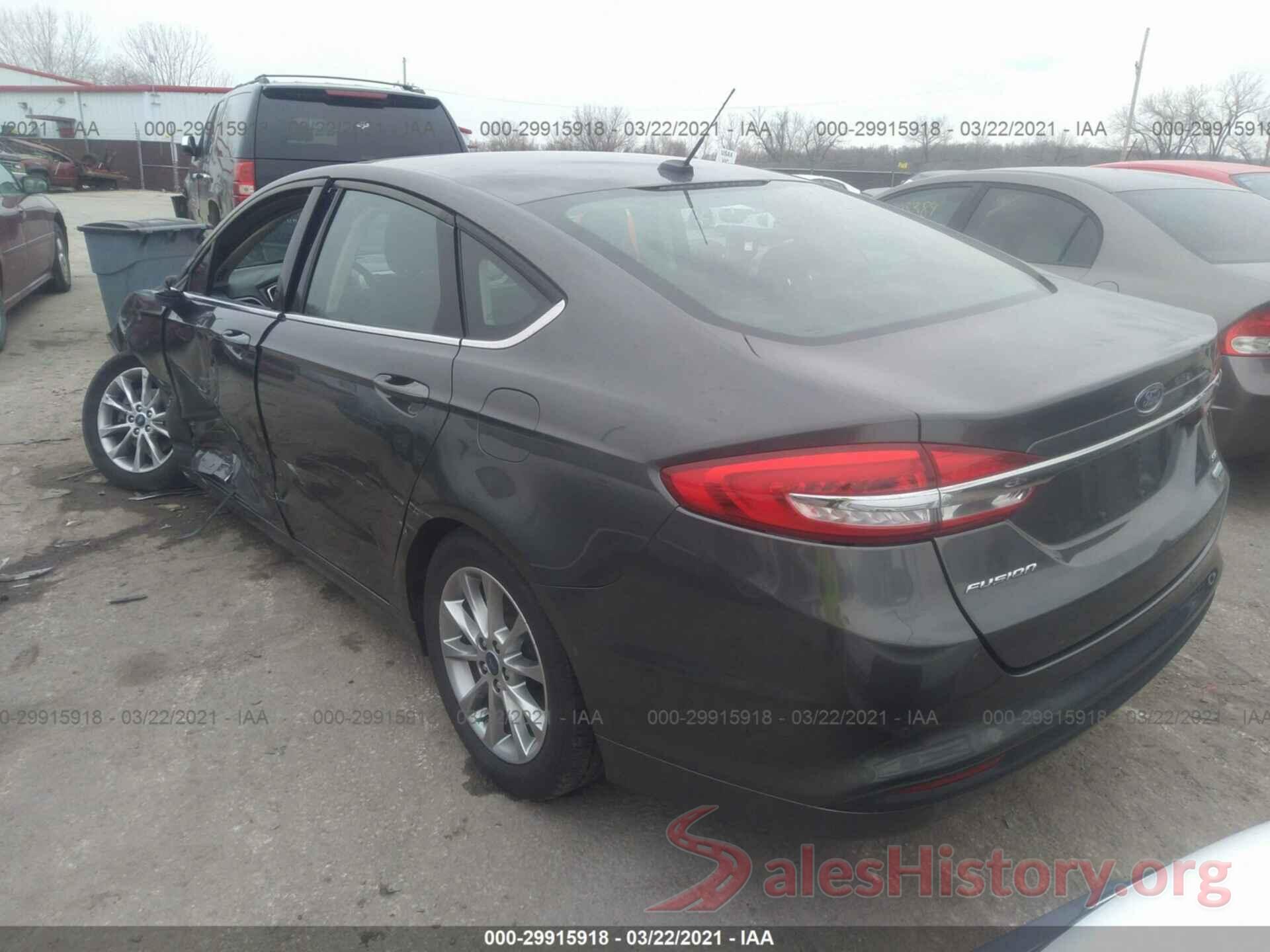 3FA6P0HD8HR293130 2017 FORD FUSION