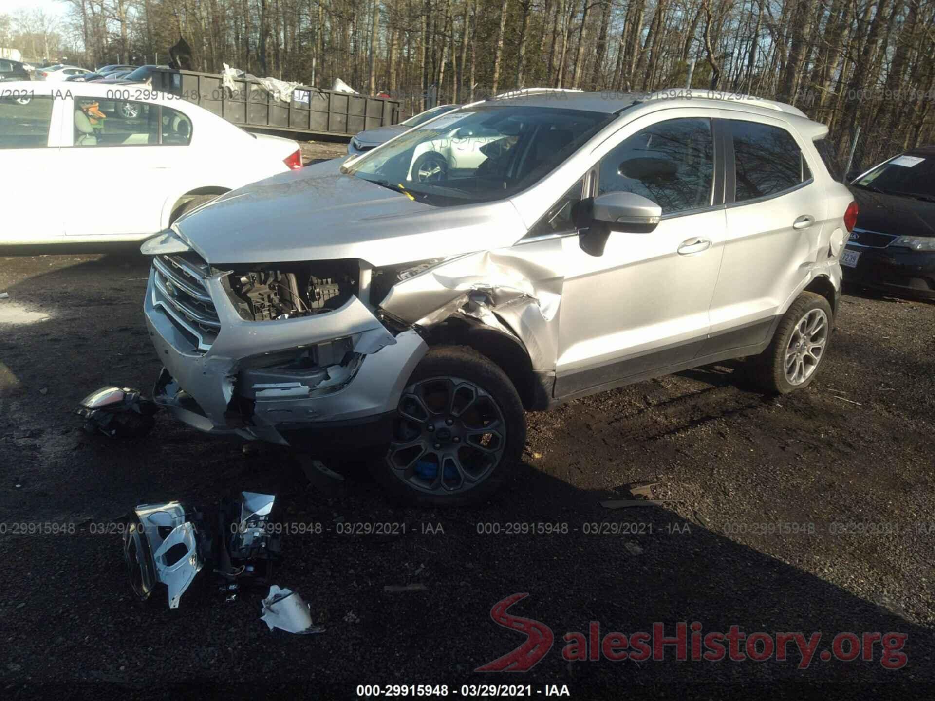 MAJ6S3KL2KC260579 2019 FORD ECOSPORT