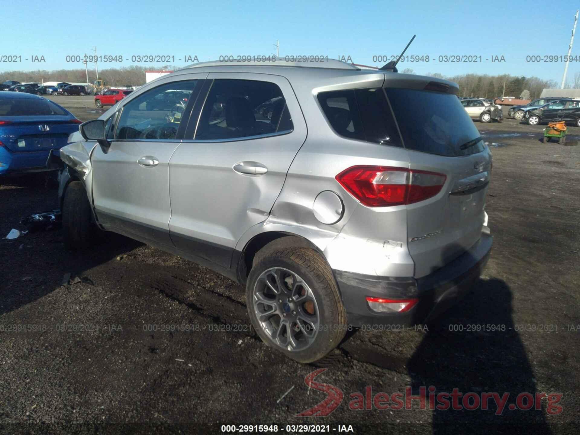 MAJ6S3KL2KC260579 2019 FORD ECOSPORT