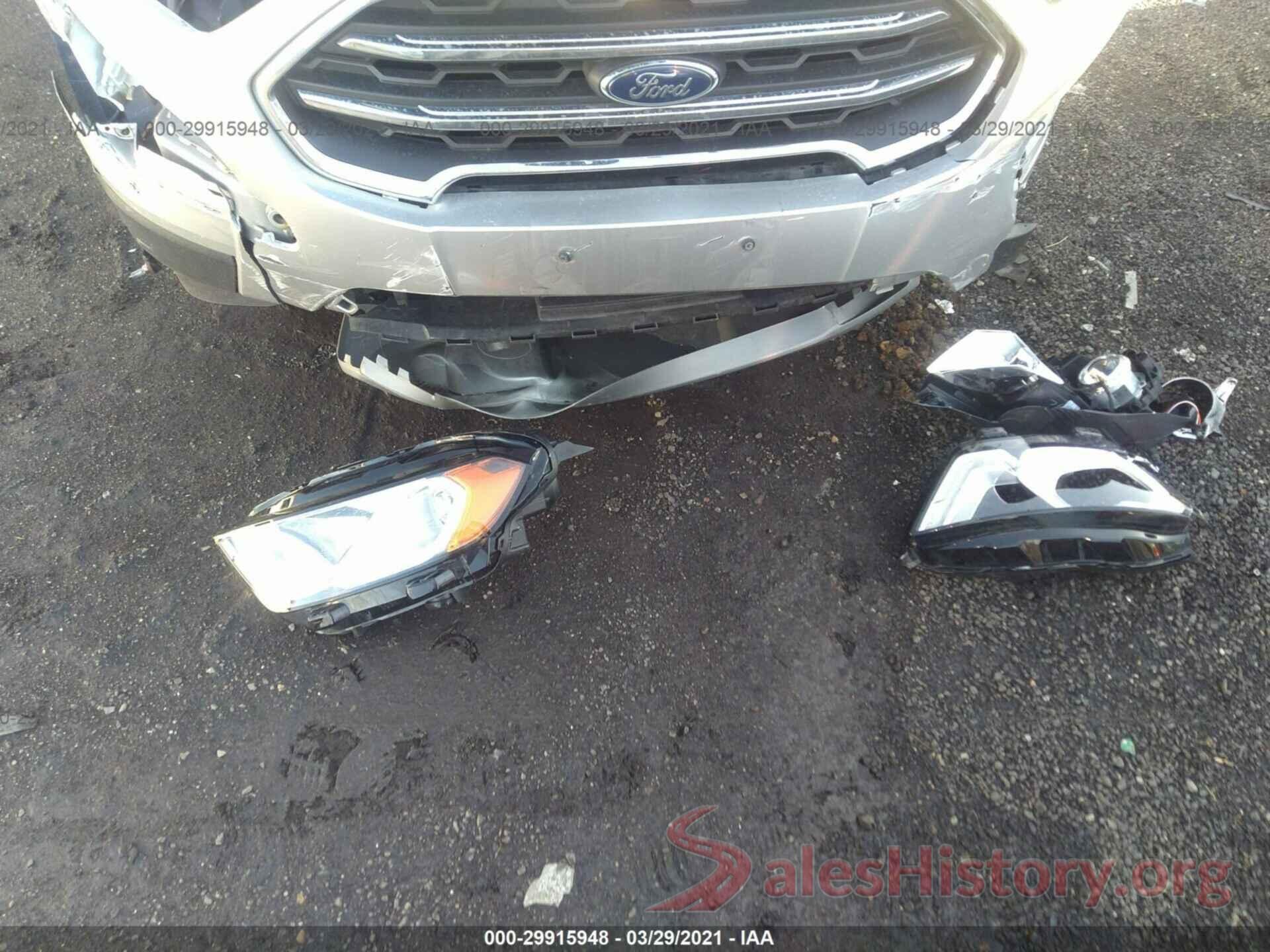 MAJ6S3KL2KC260579 2019 FORD ECOSPORT