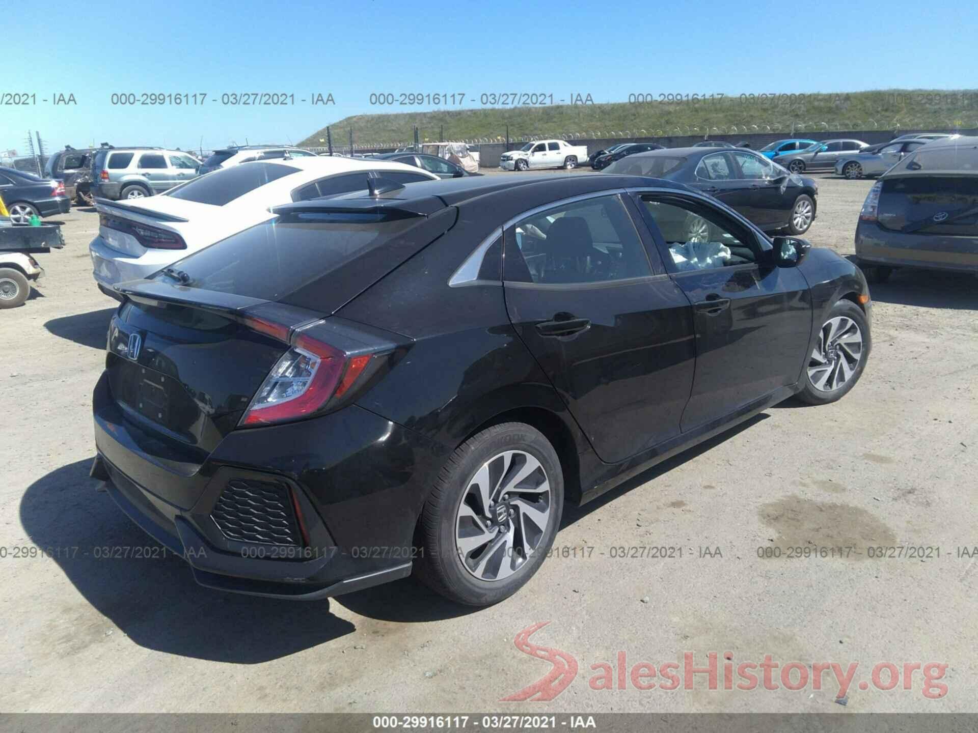 SHHFK7H22HU419255 2017 HONDA CIVIC HATCHBACK