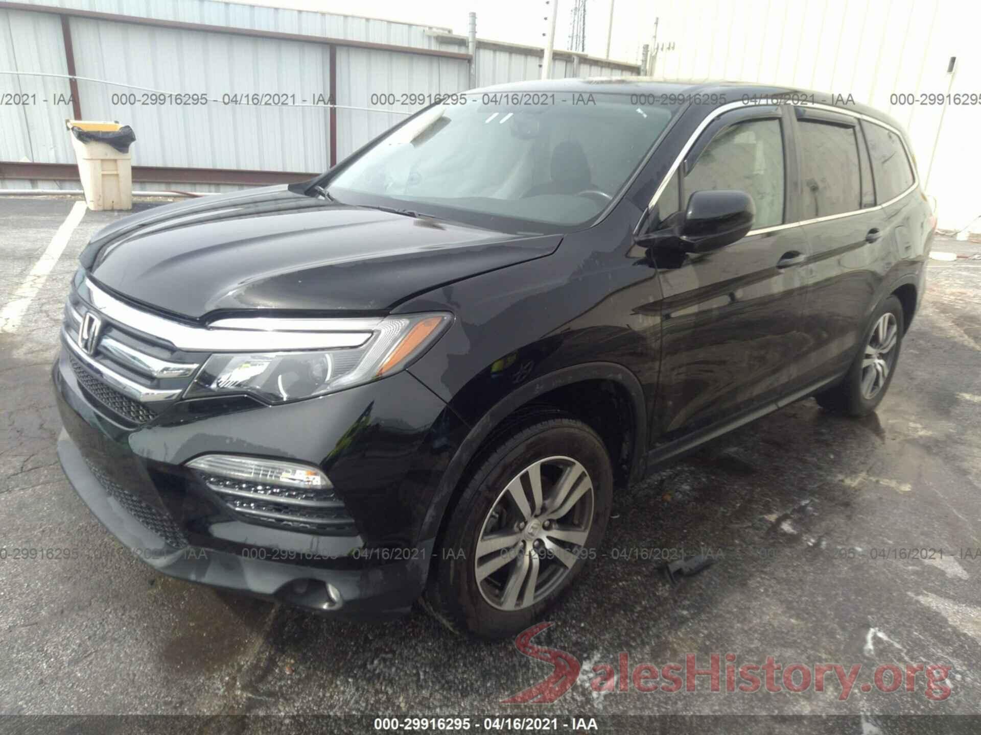 5FNYF5H89GB054661 2016 HONDA PILOT