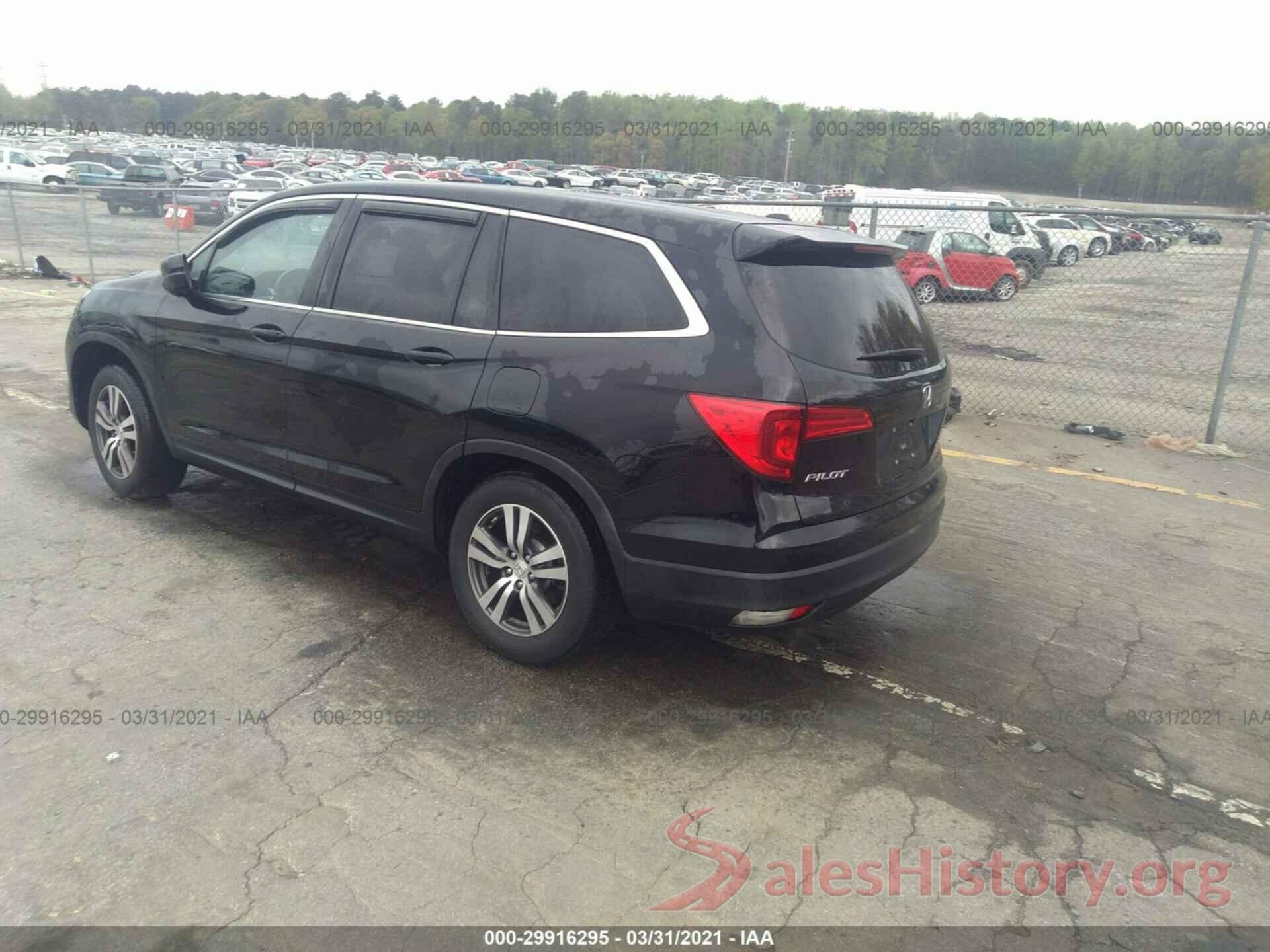 5FNYF5H89GB054661 2016 HONDA PILOT