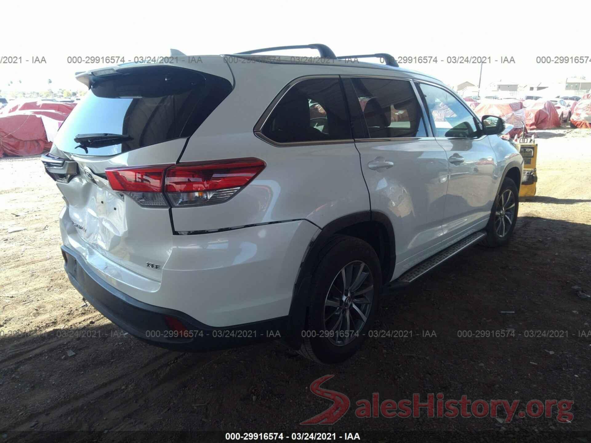 5TDKZRFH9HS521680 2017 TOYOTA HIGHLANDER