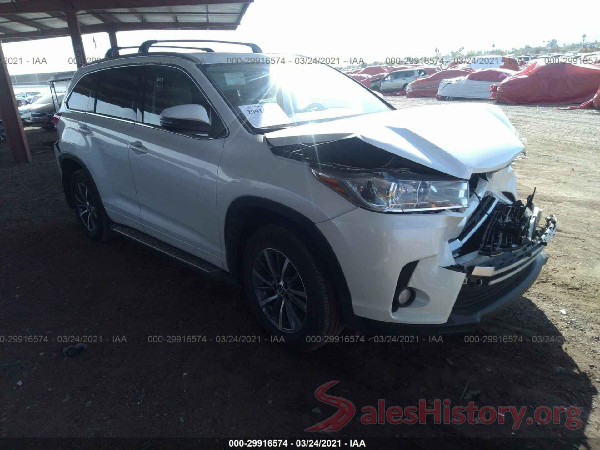 5TDKZRFH9HS521680 2017 TOYOTA HIGHLANDER