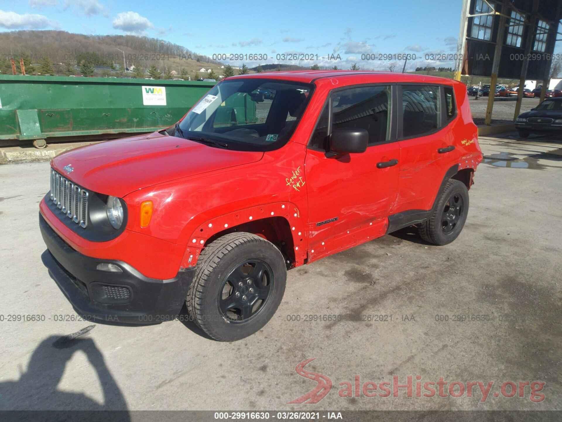 ZACCJBAB3JPH35461 2018 JEEP RENEGADE