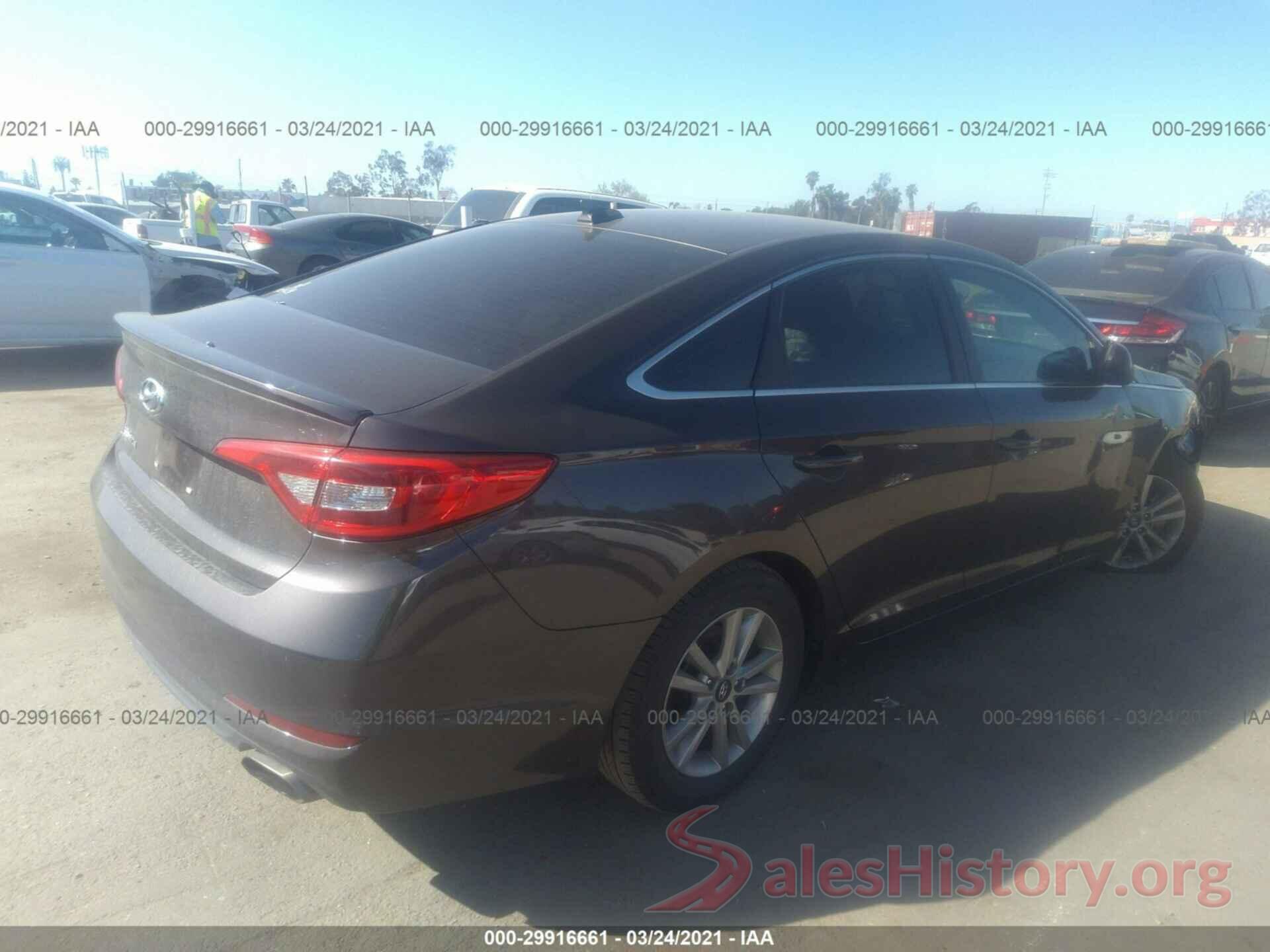 5NPE24AF0GH326923 2016 HYUNDAI SONATA