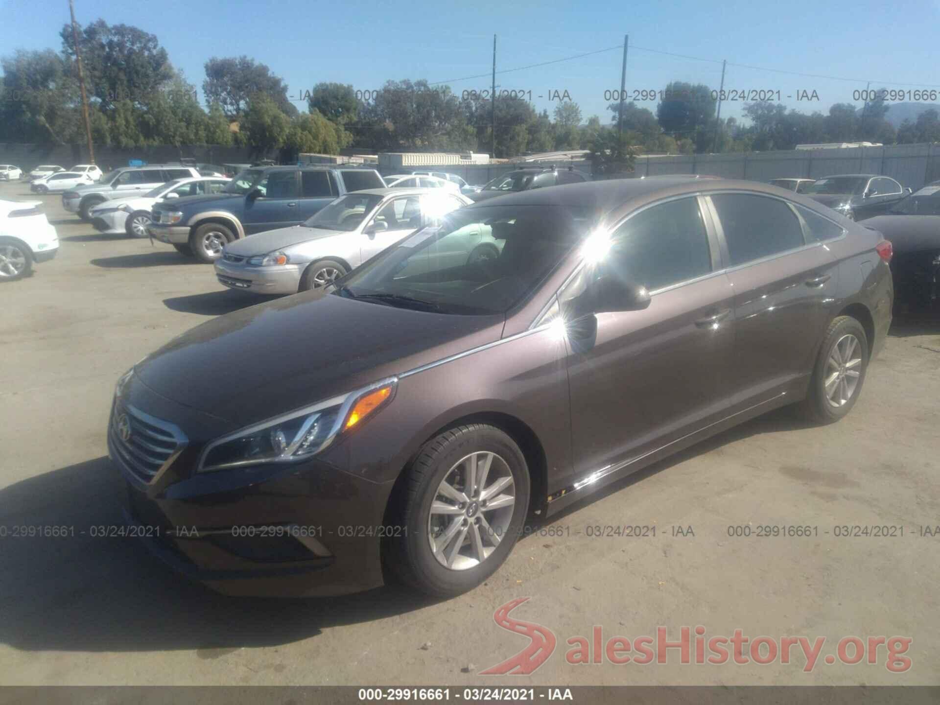 5NPE24AF0GH326923 2016 HYUNDAI SONATA