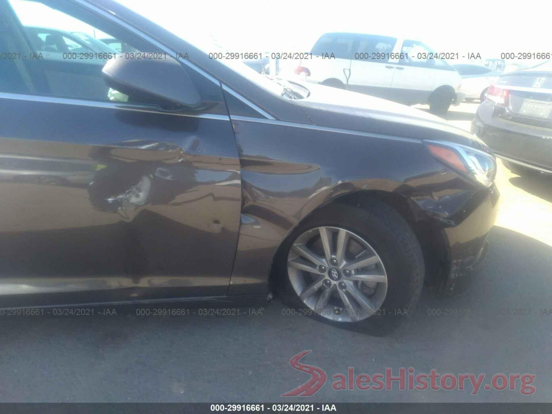 5NPE24AF0GH326923 2016 HYUNDAI SONATA