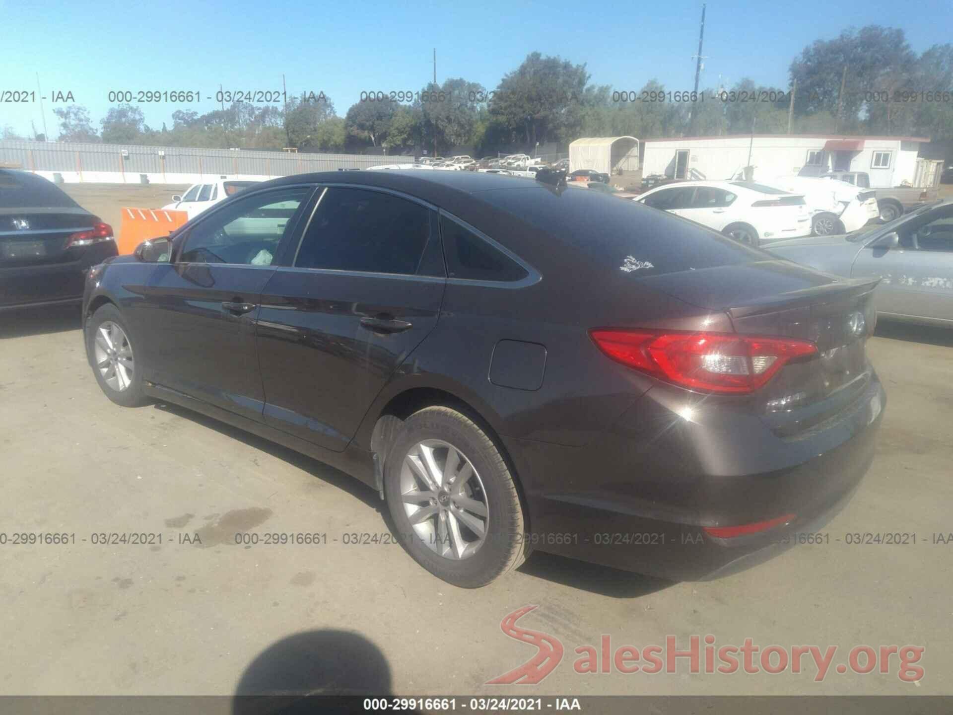 5NPE24AF0GH326923 2016 HYUNDAI SONATA