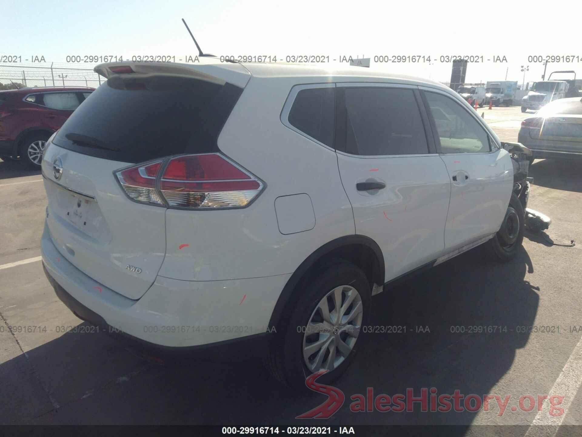 5N1AT2MV5GC735266 2016 NISSAN ROGUE