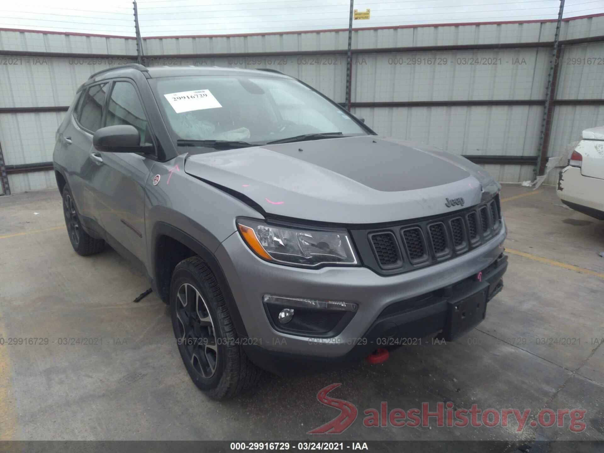 3C4NJDDB7LT221527 2020 JEEP COMPASS