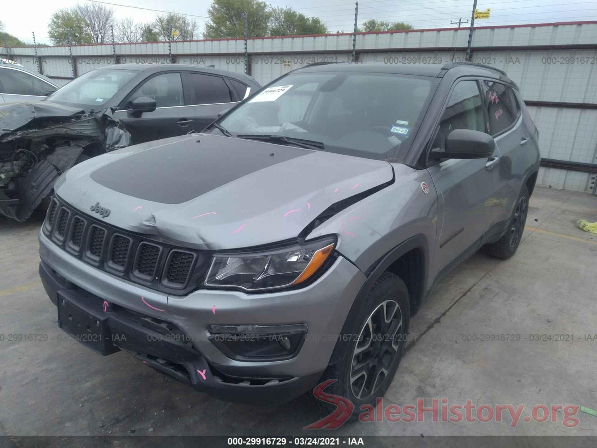 3C4NJDDB7LT221527 2020 JEEP COMPASS