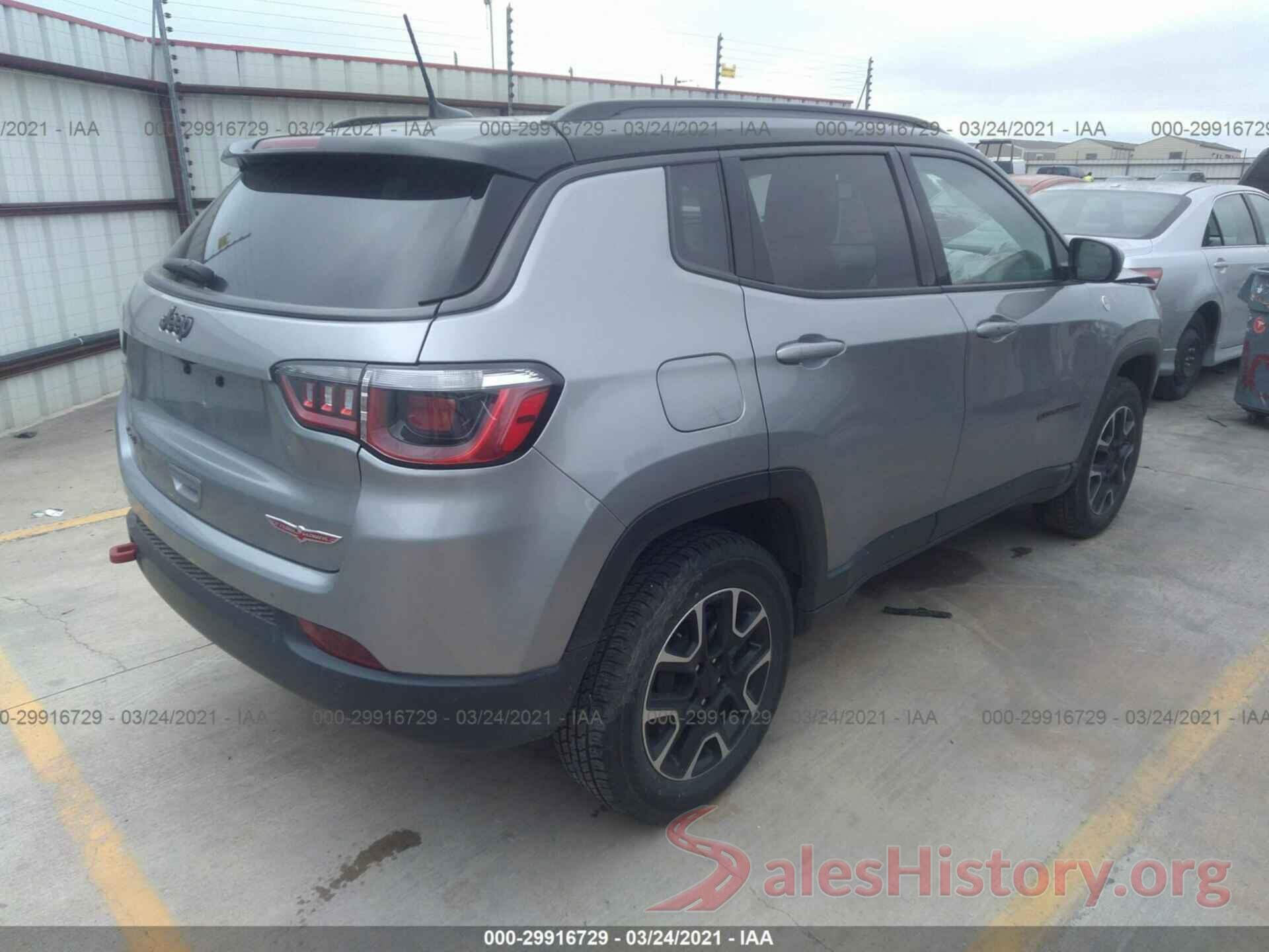 3C4NJDDB7LT221527 2020 JEEP COMPASS