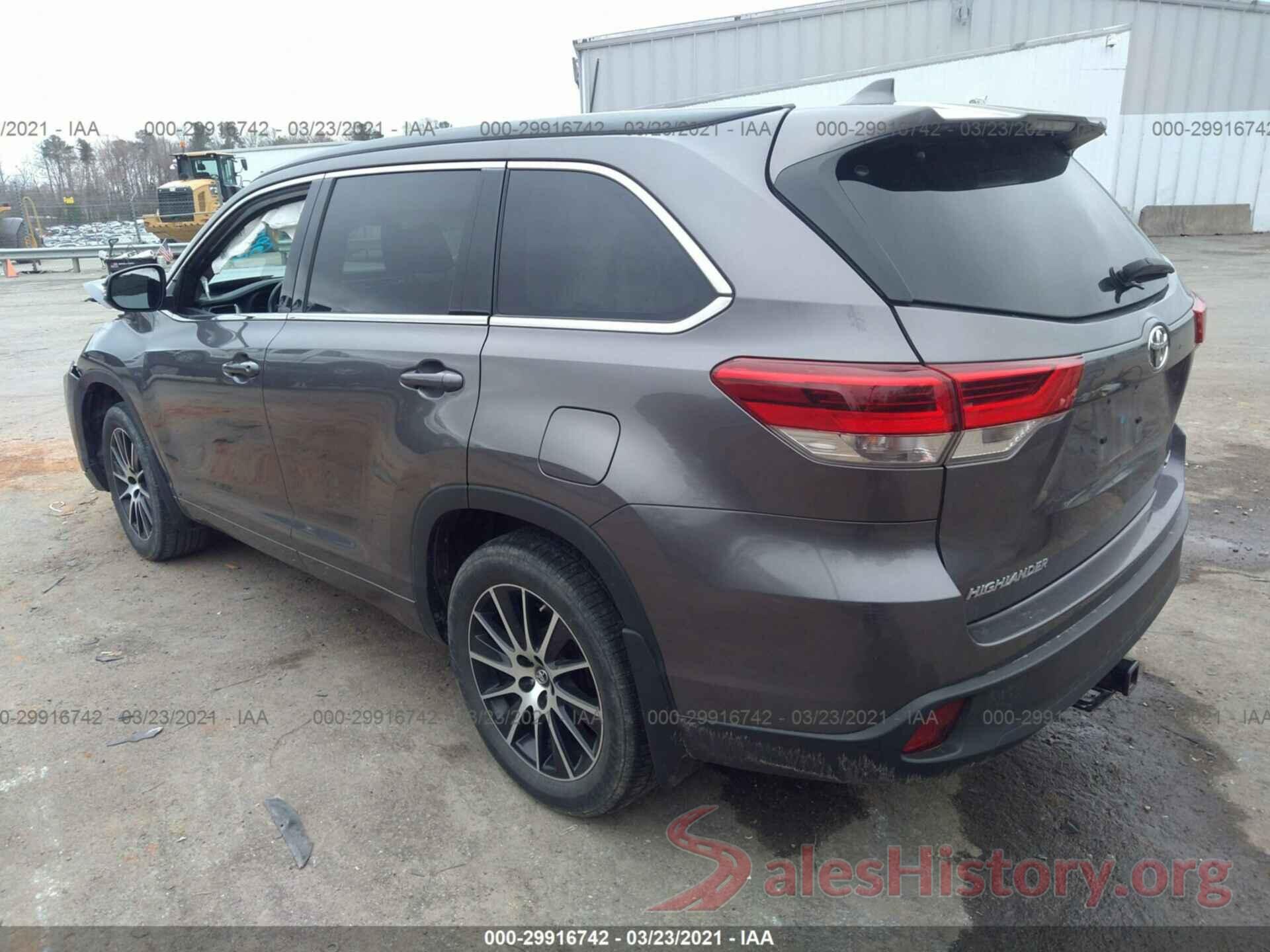 5TDJZRFH2JS547457 2018 TOYOTA HIGHLANDER