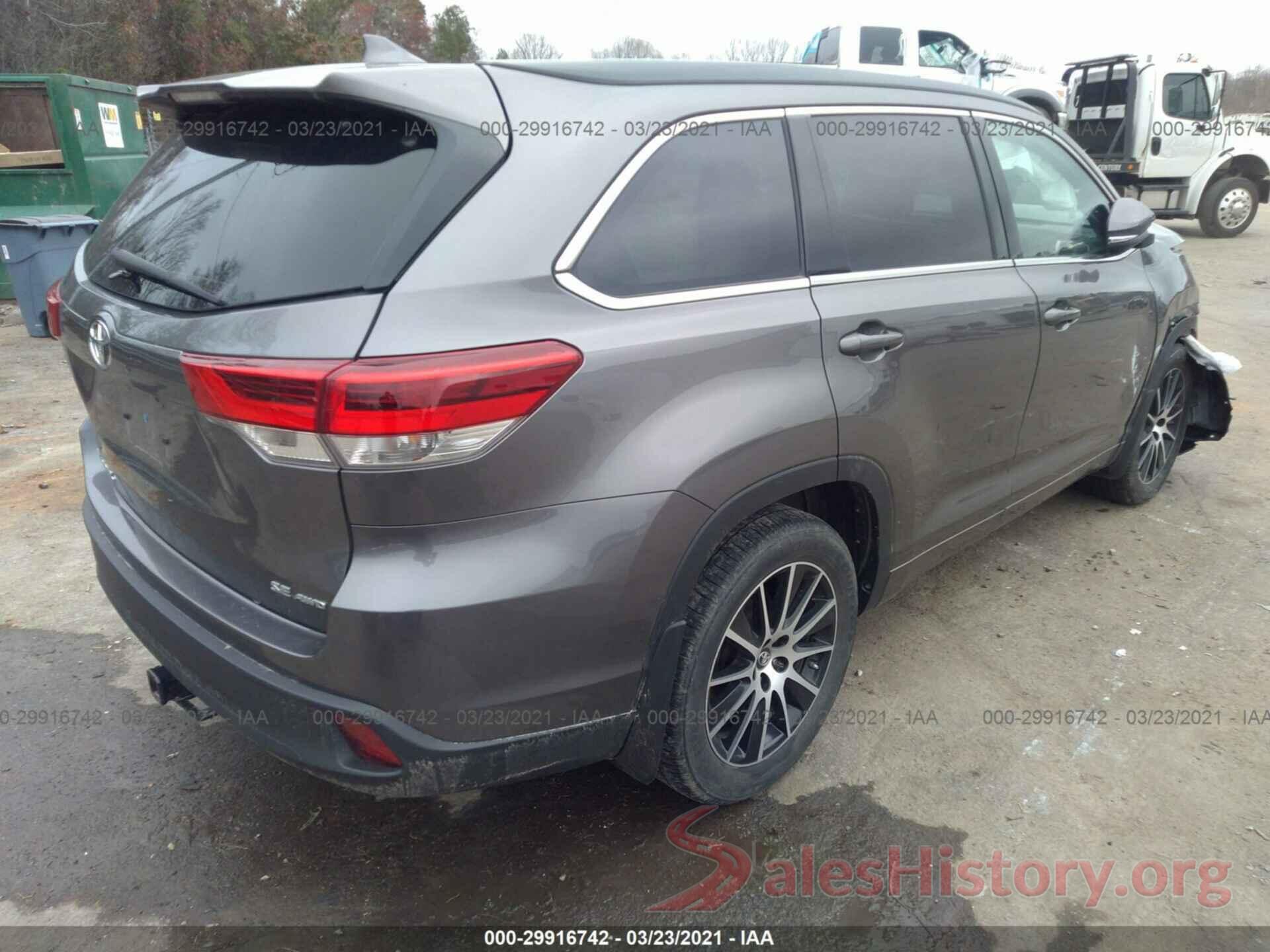 5TDJZRFH2JS547457 2018 TOYOTA HIGHLANDER