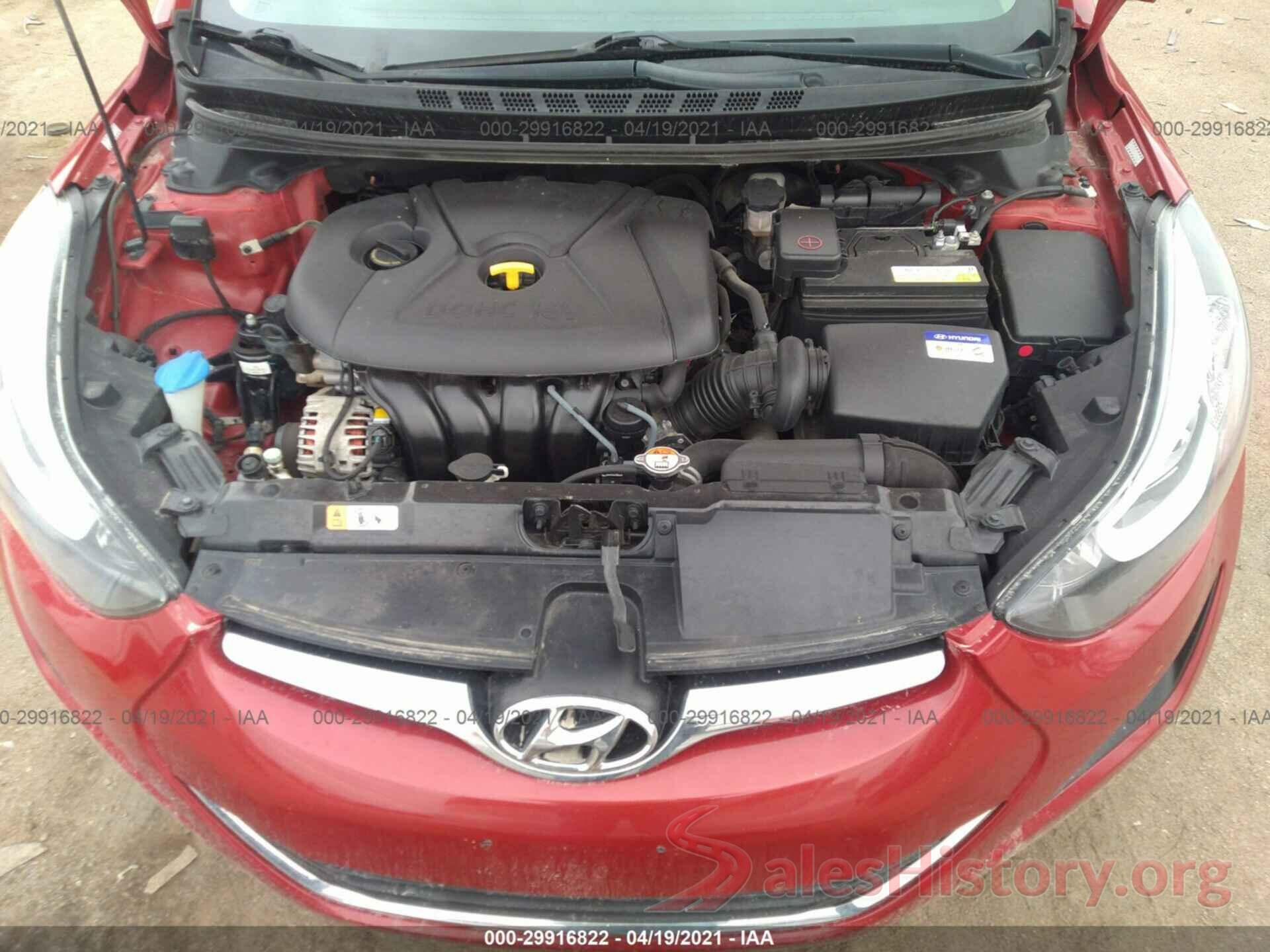 KMHDH4AE6GU514381 2016 HYUNDAI ELANTRA