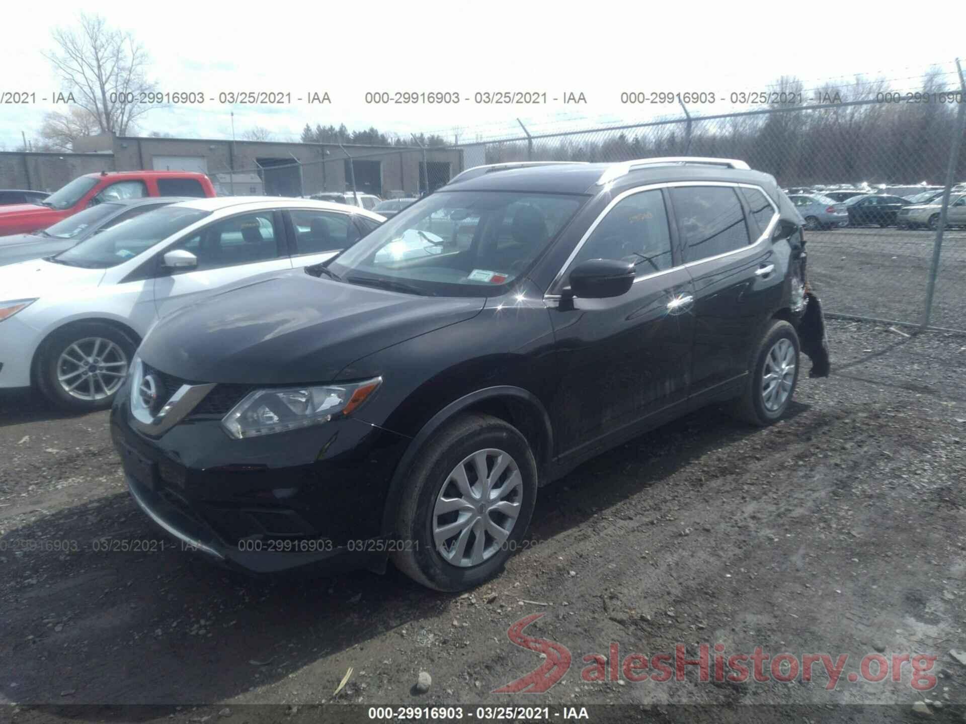 KNMAT2MV6GP608166 2016 NISSAN ROGUE