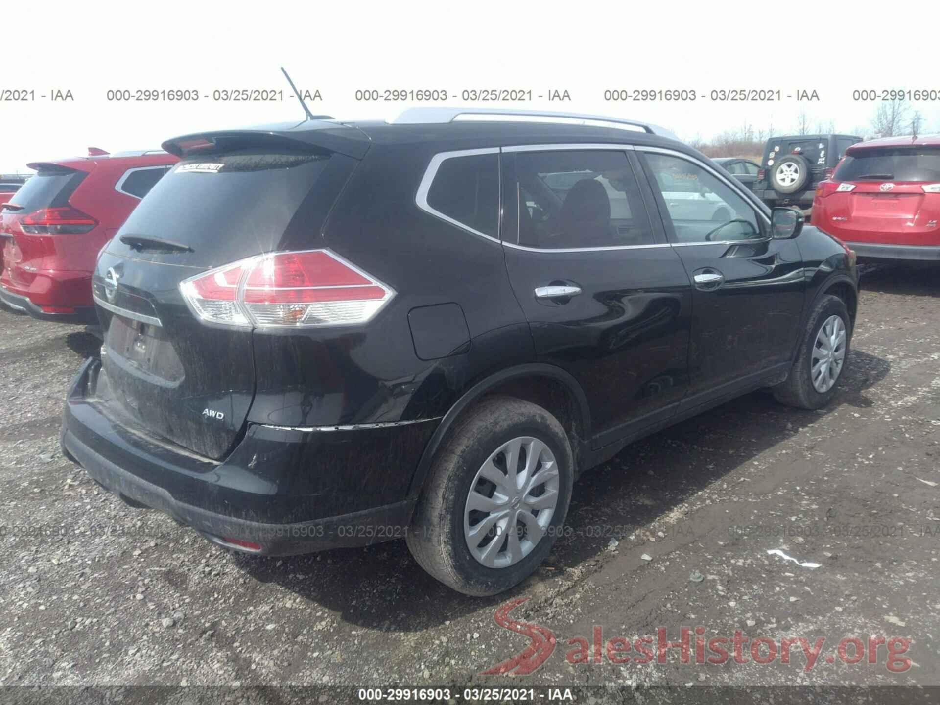 KNMAT2MV6GP608166 2016 NISSAN ROGUE