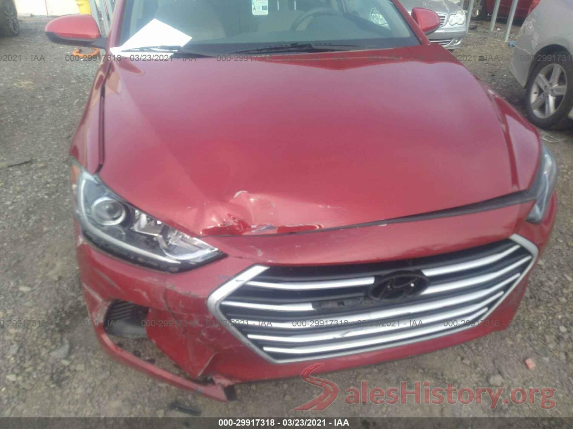 KMHD84LF9HU189989 2017 HYUNDAI ELANTRA