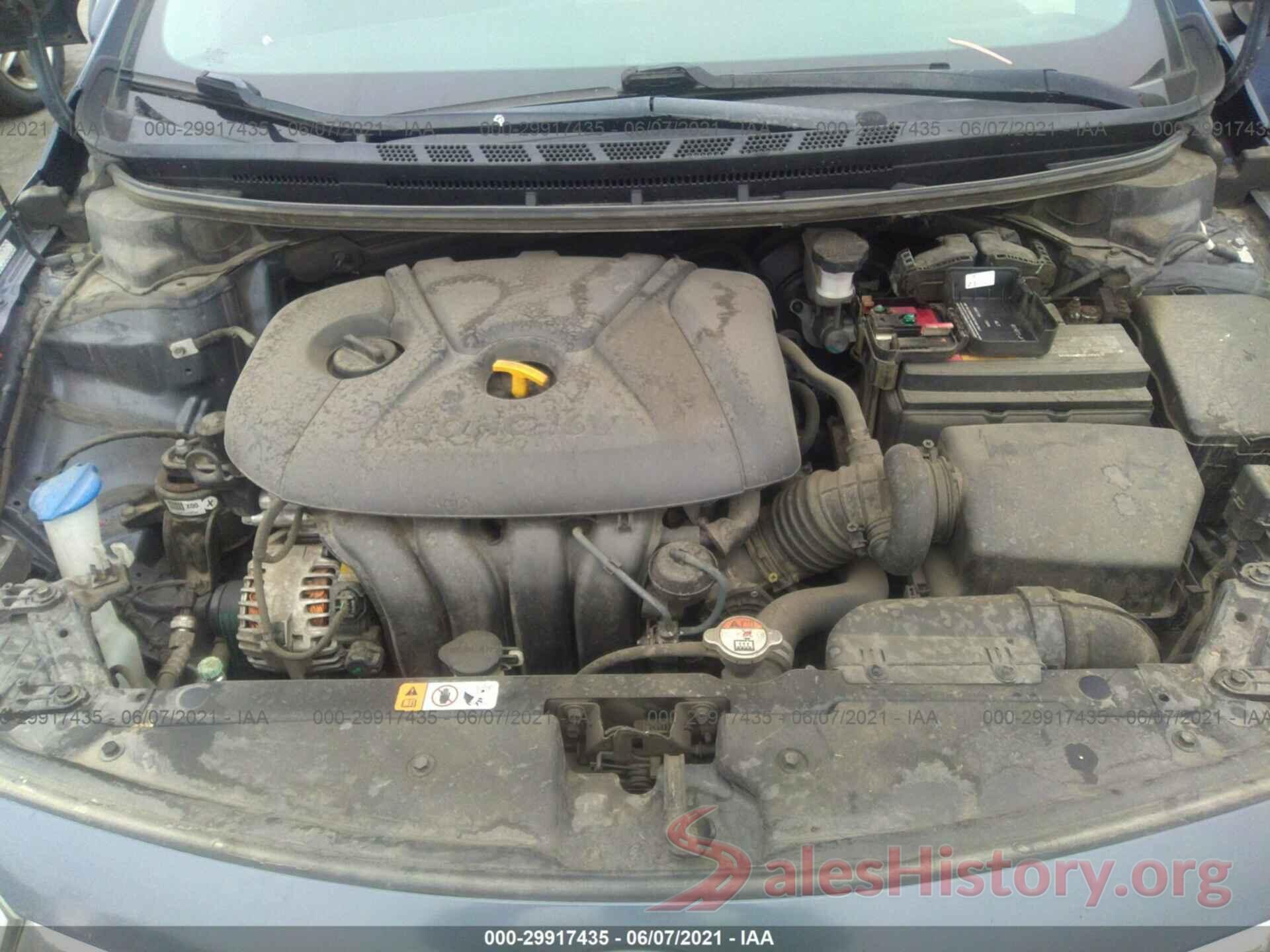 KNAFX4A63G5589961 2016 KIA FORTE