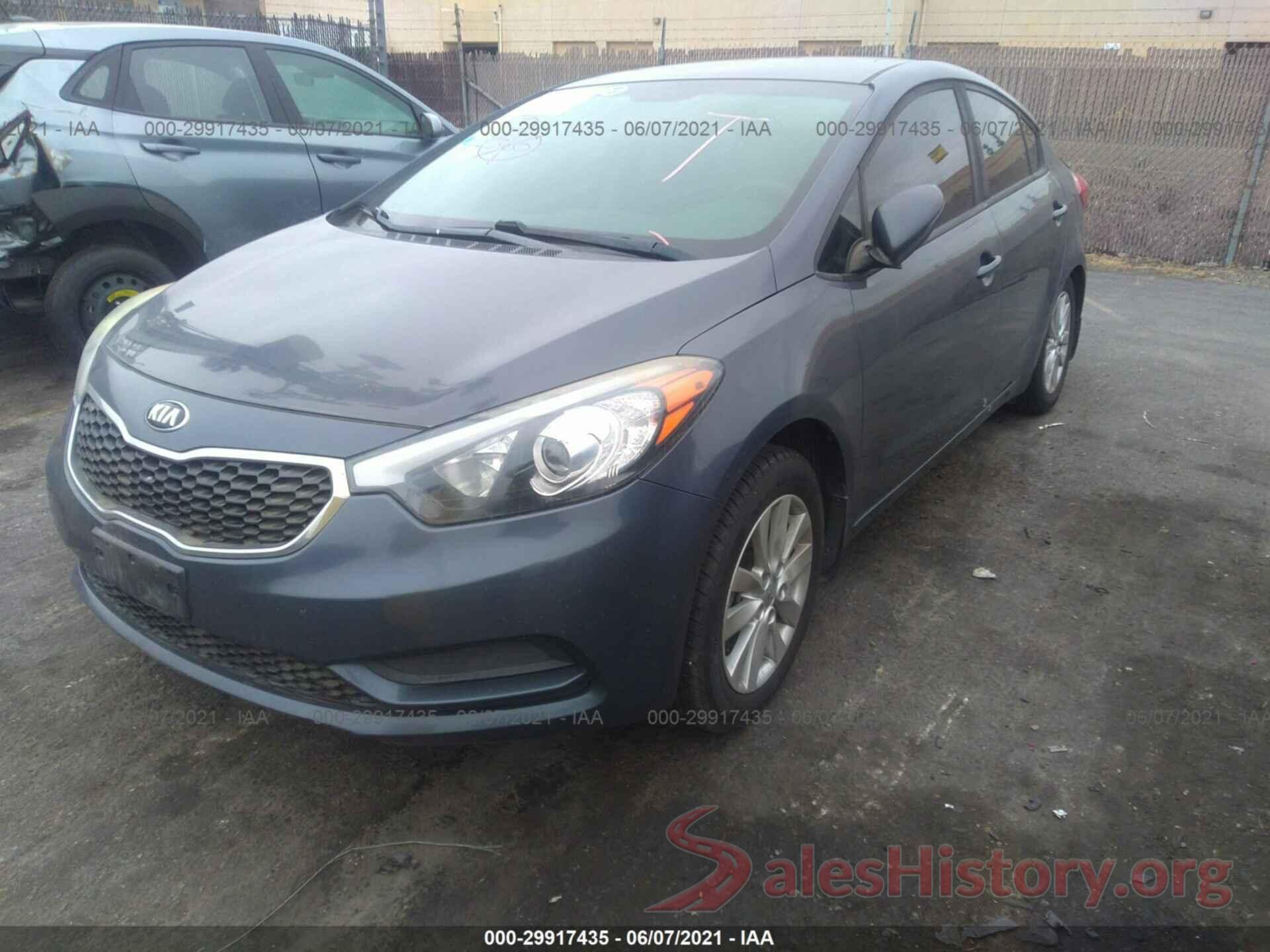 KNAFX4A63G5589961 2016 KIA FORTE