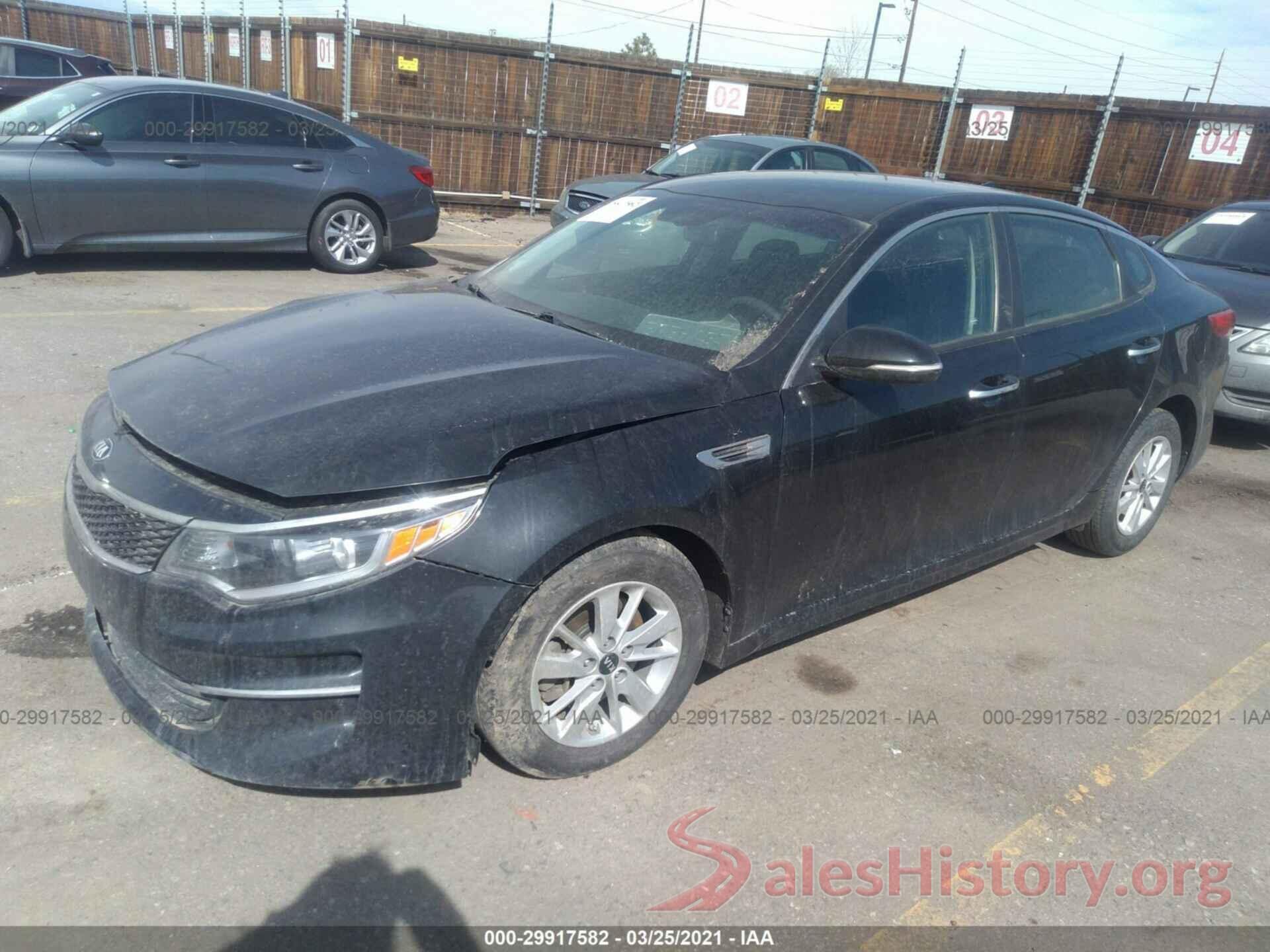 KNAGT4L33G5105919 2016 KIA OPTIMA