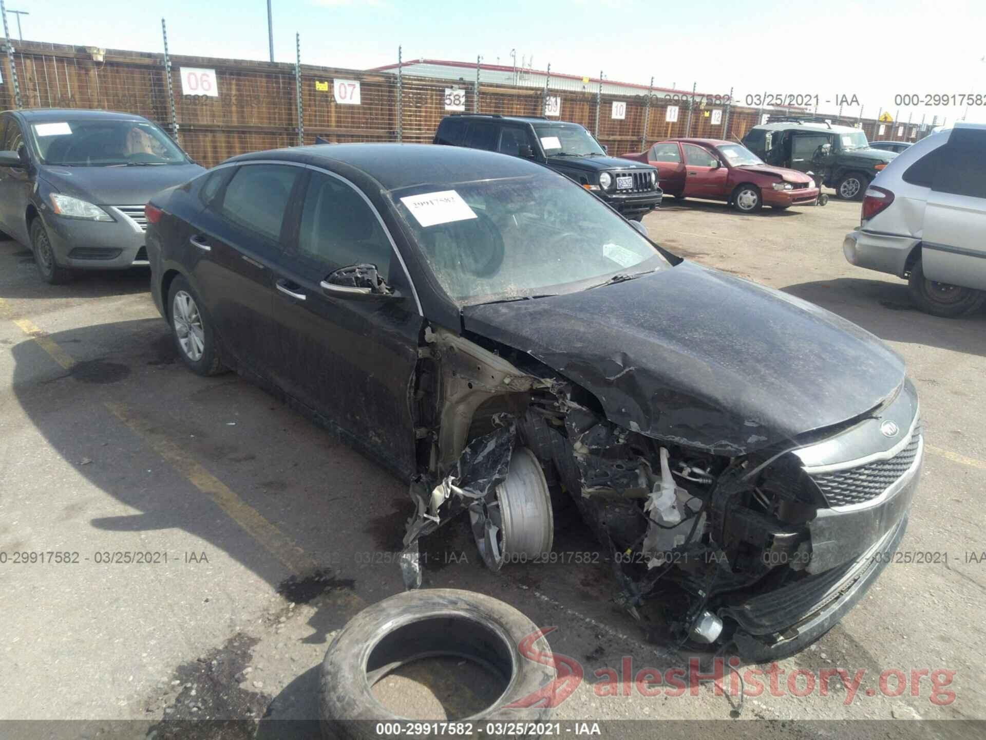 KNAGT4L33G5105919 2016 KIA OPTIMA