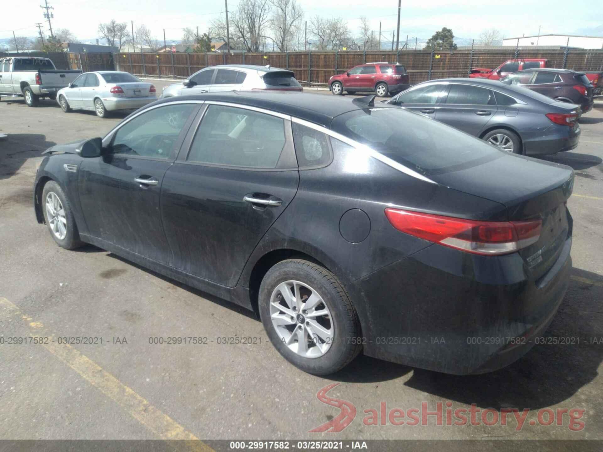 KNAGT4L33G5105919 2016 KIA OPTIMA