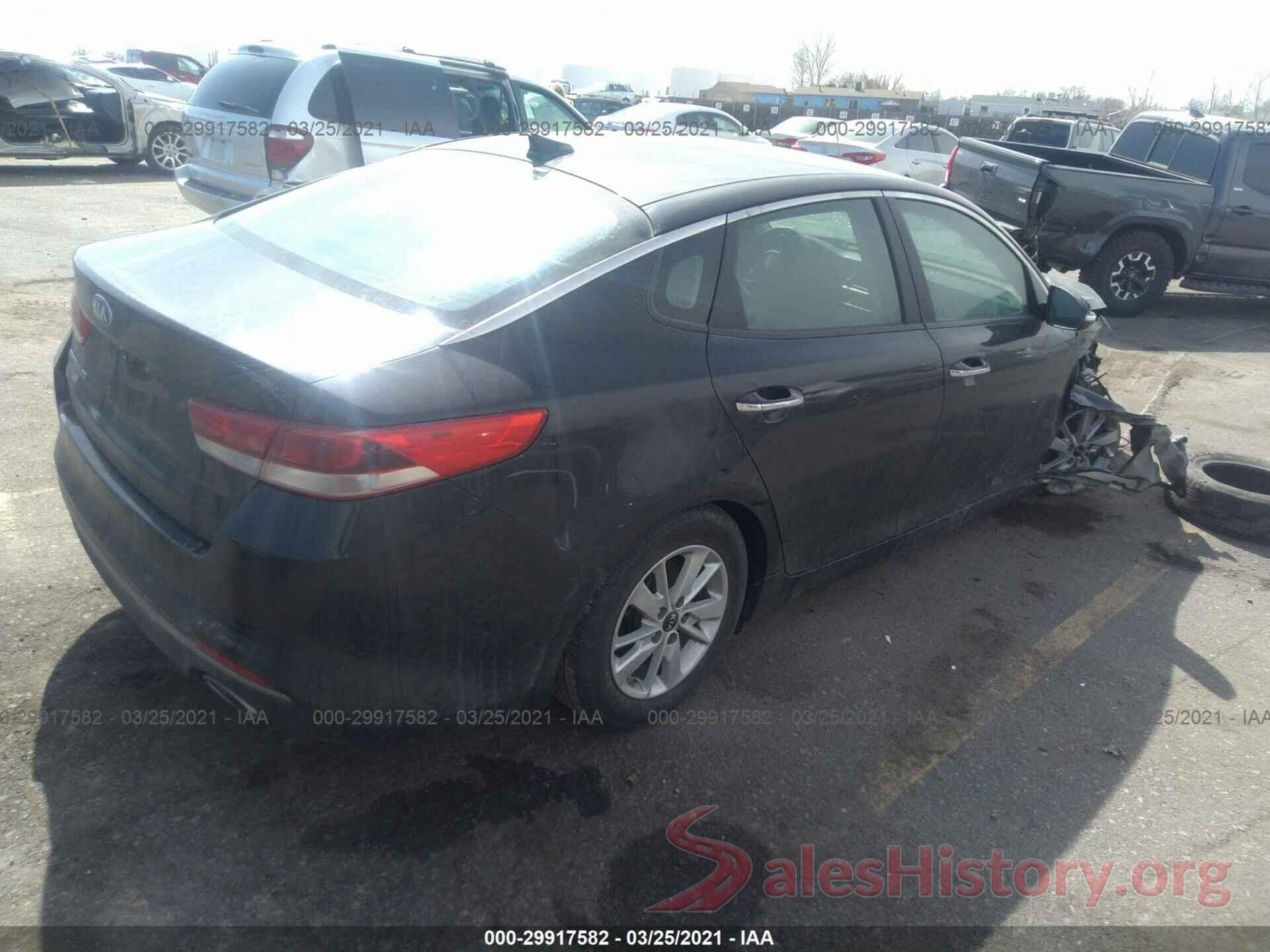 KNAGT4L33G5105919 2016 KIA OPTIMA