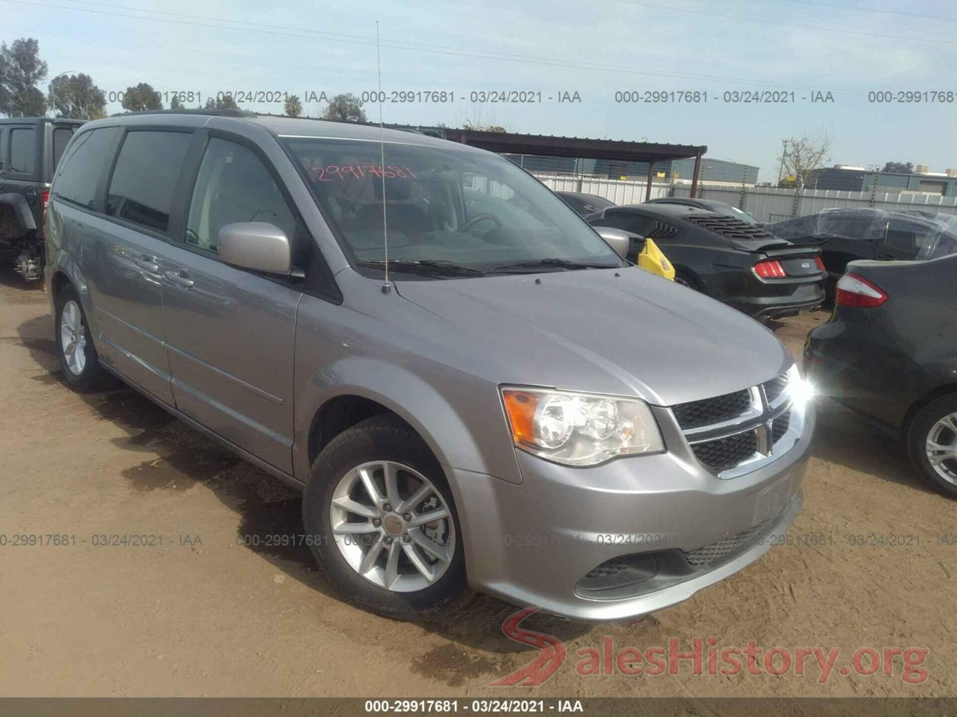 2C4RDGCGXGR361944 2016 DODGE GRAND CARAVAN