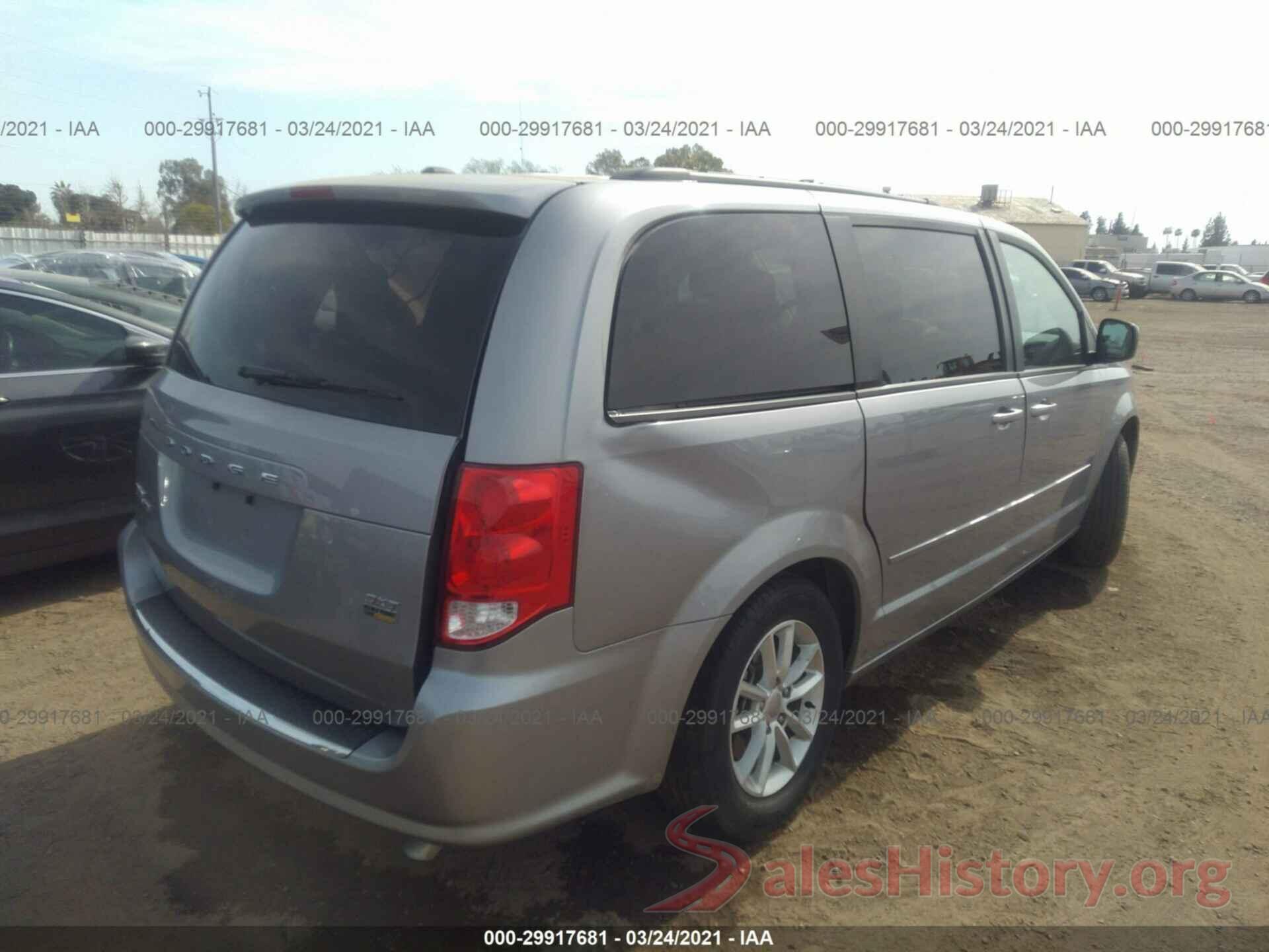 2C4RDGCGXGR361944 2016 DODGE GRAND CARAVAN