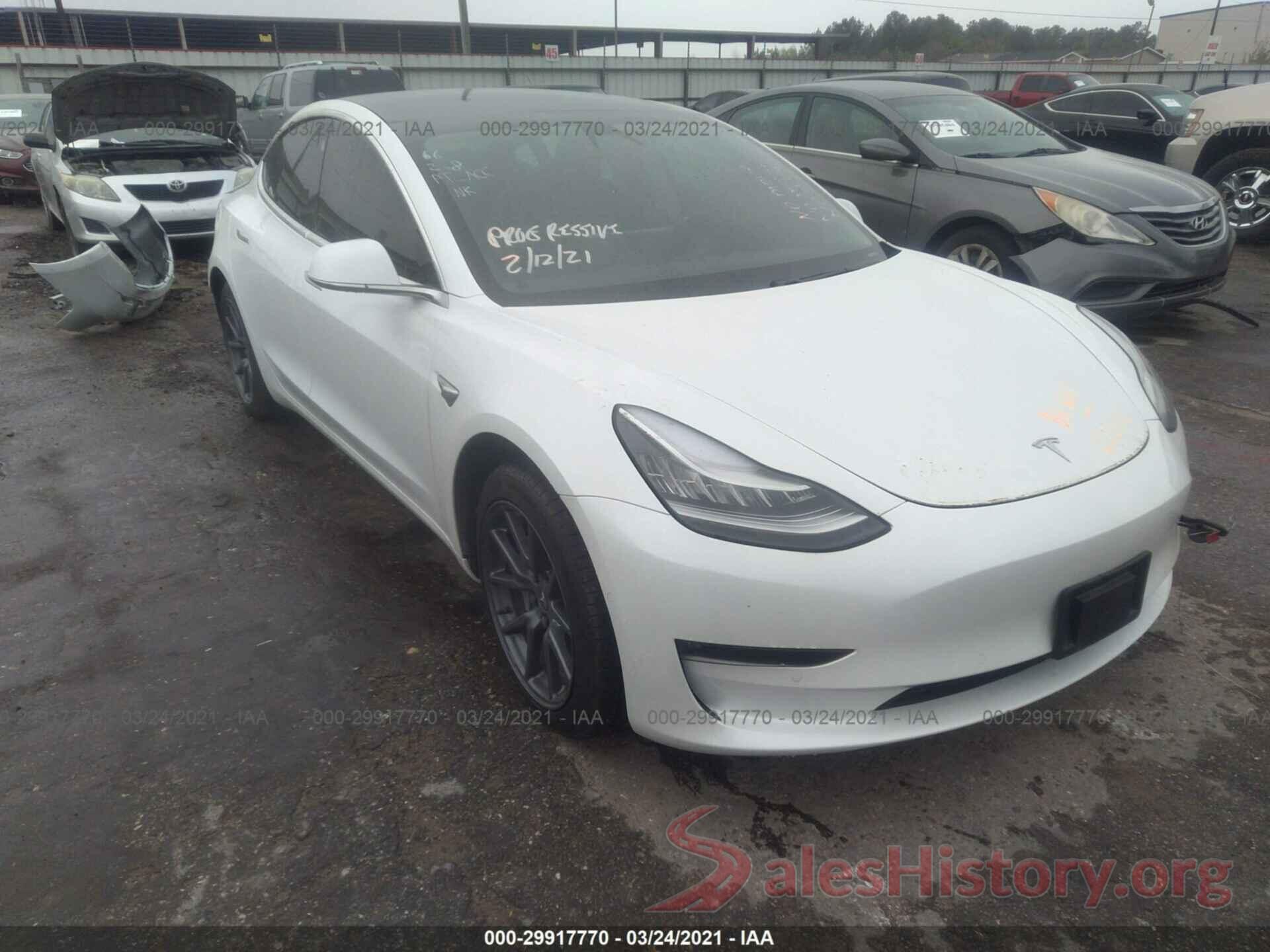 5YJ3E1EB1KF451859 2019 TESLA MODEL 3