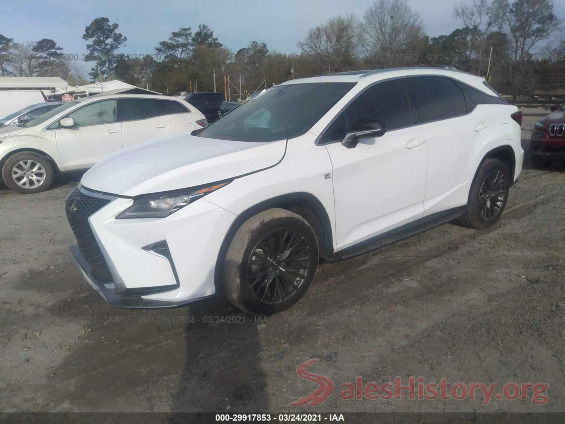 2T2BZMCA7HC091422 2017 LEXUS RX