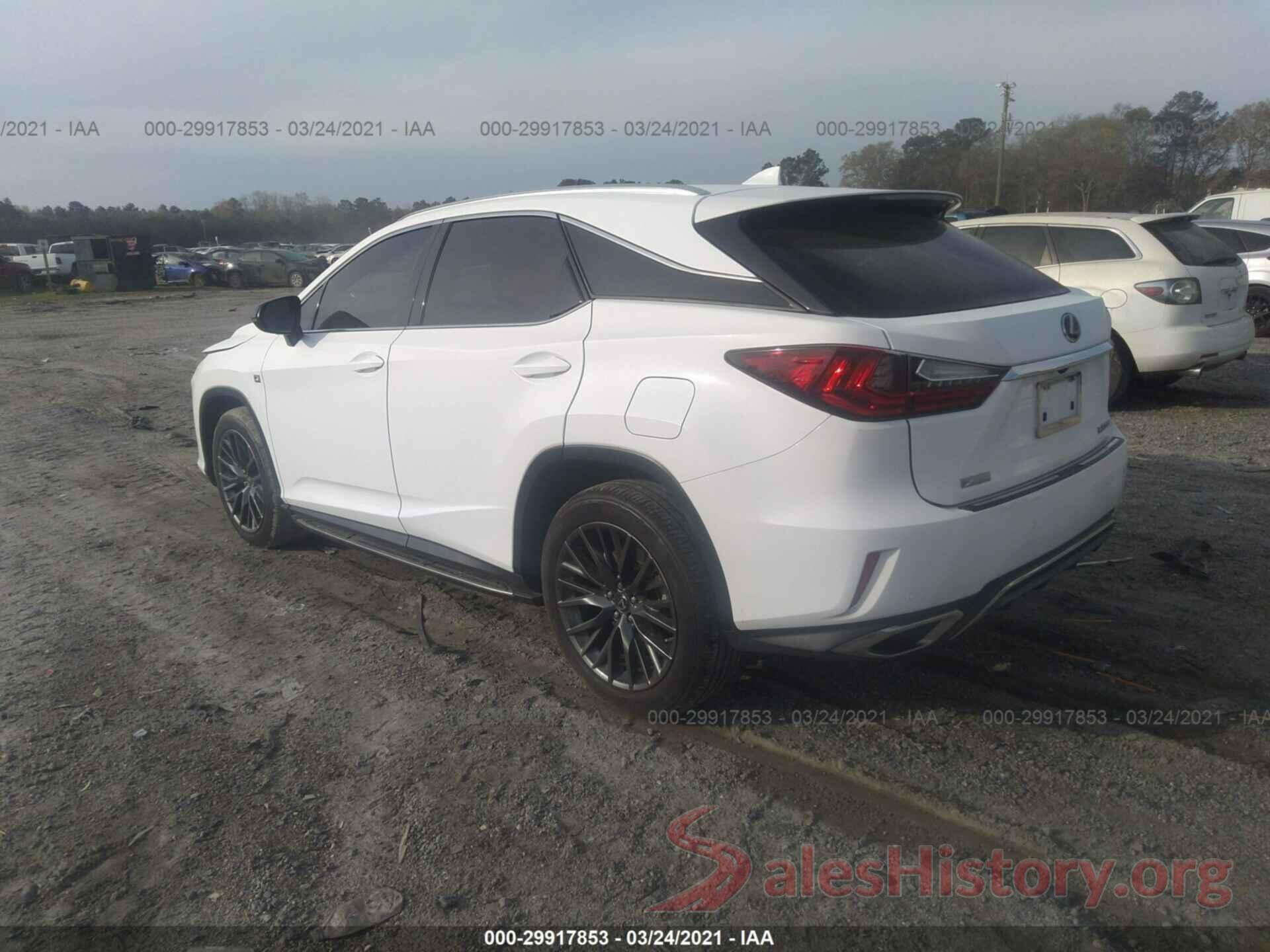 2T2BZMCA7HC091422 2017 LEXUS RX