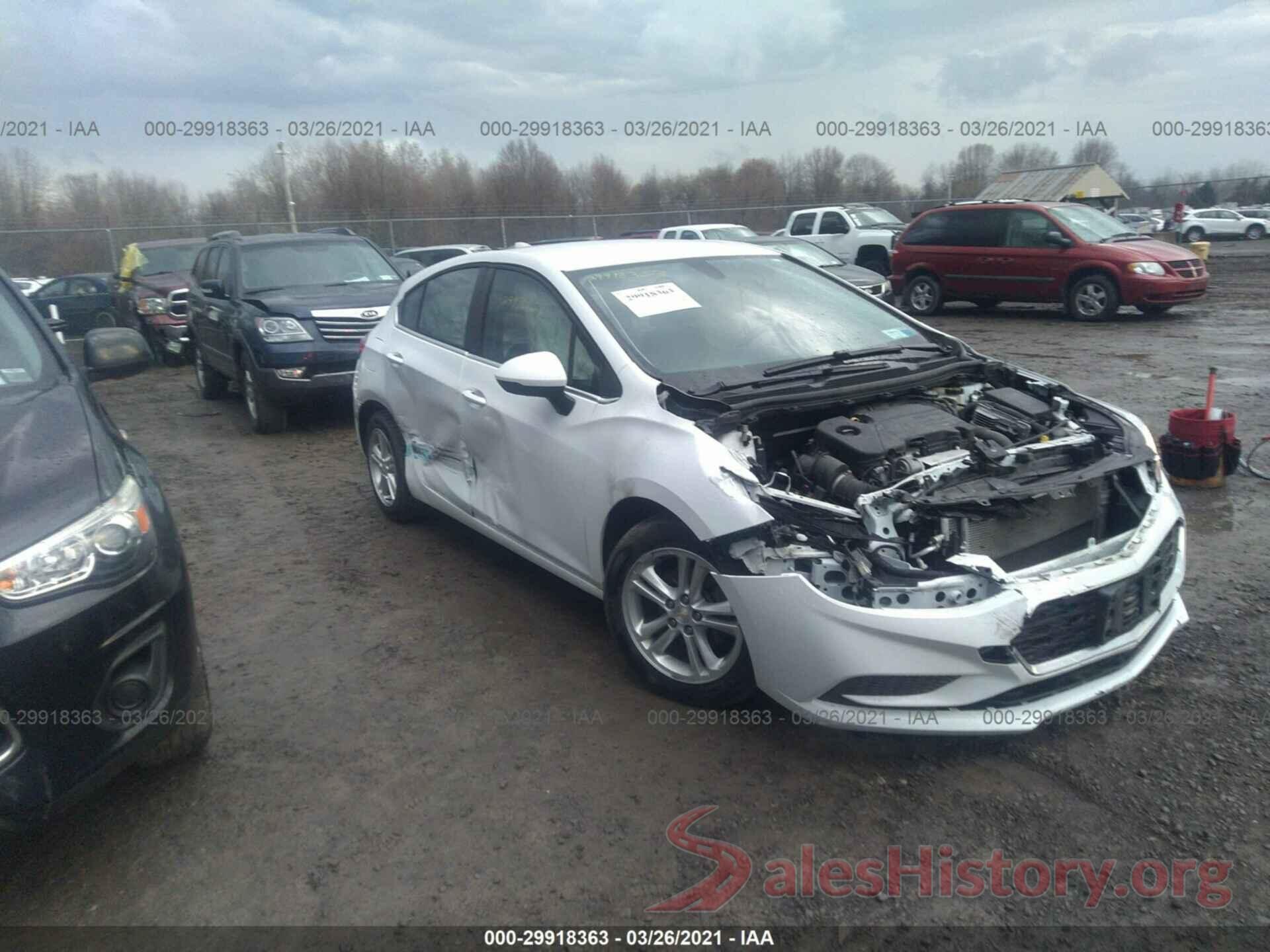 3G1BE6SM6JS610307 2018 CHEVROLET CRUZE