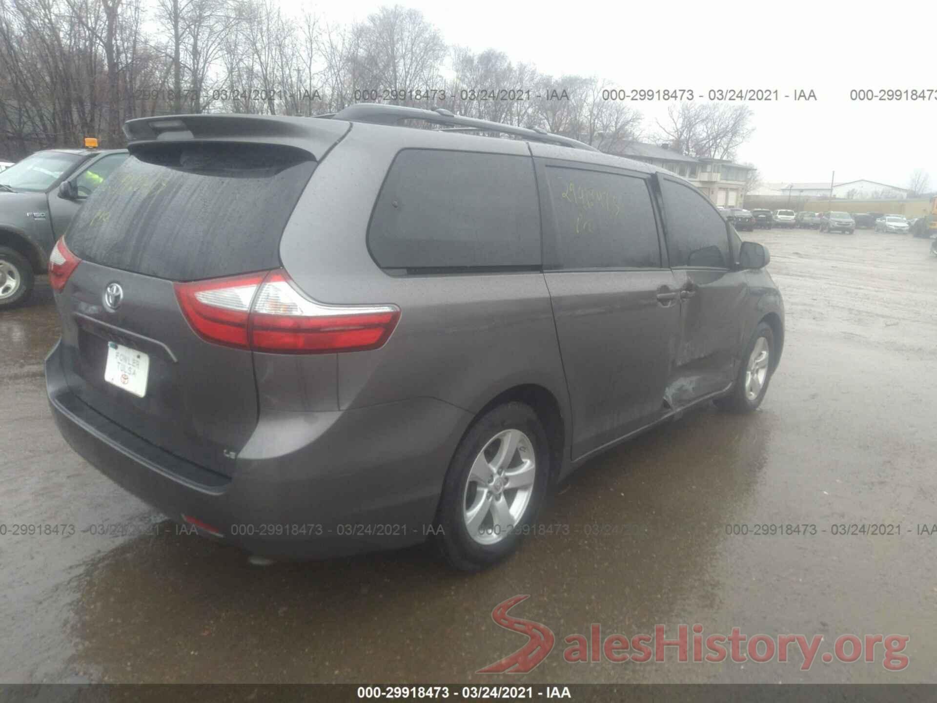 5TDKZ3DC1HS783746 2017 TOYOTA SIENNA