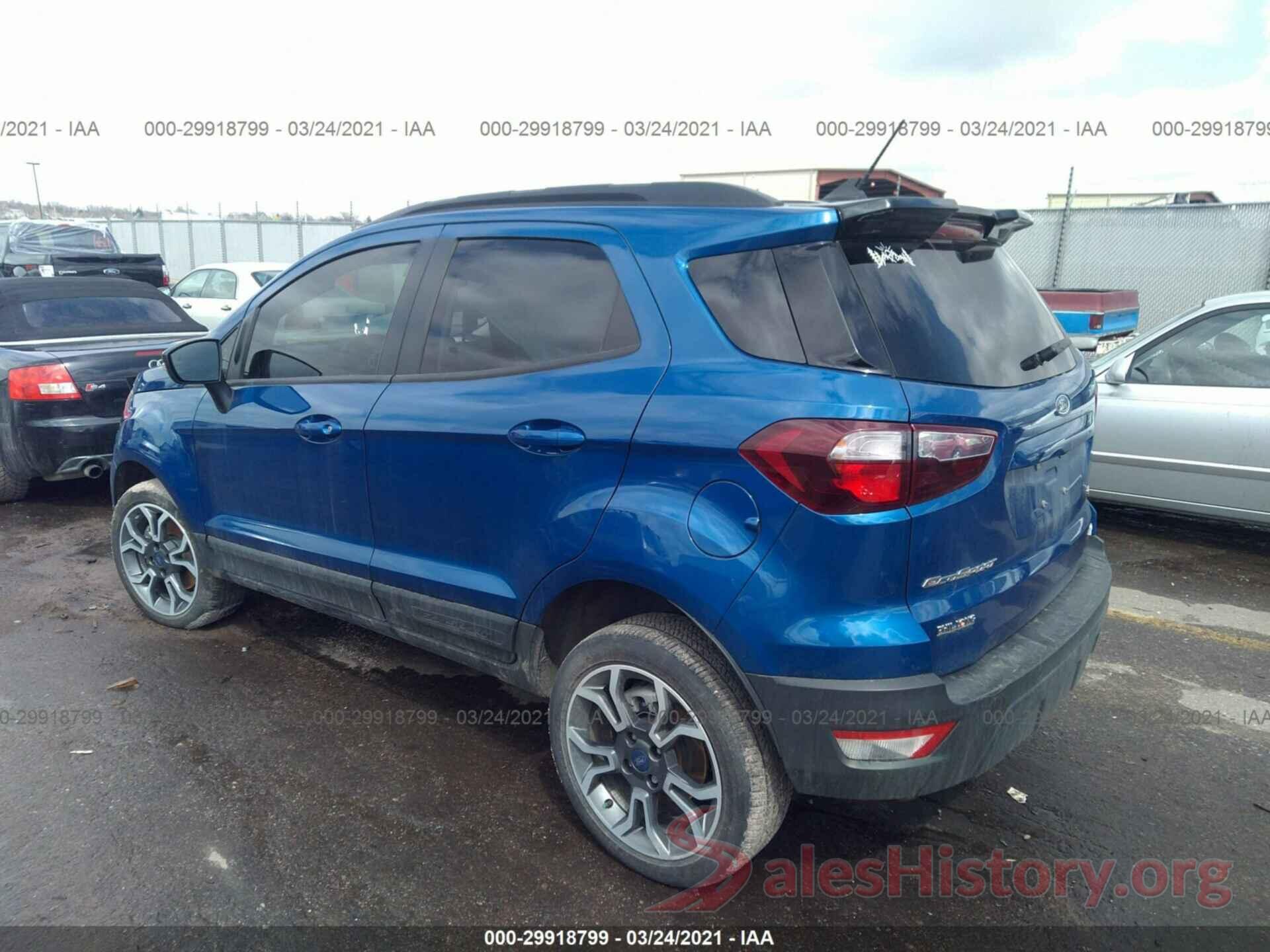 MAJ6S3JL7LC312999 2020 FORD ECOSPORT